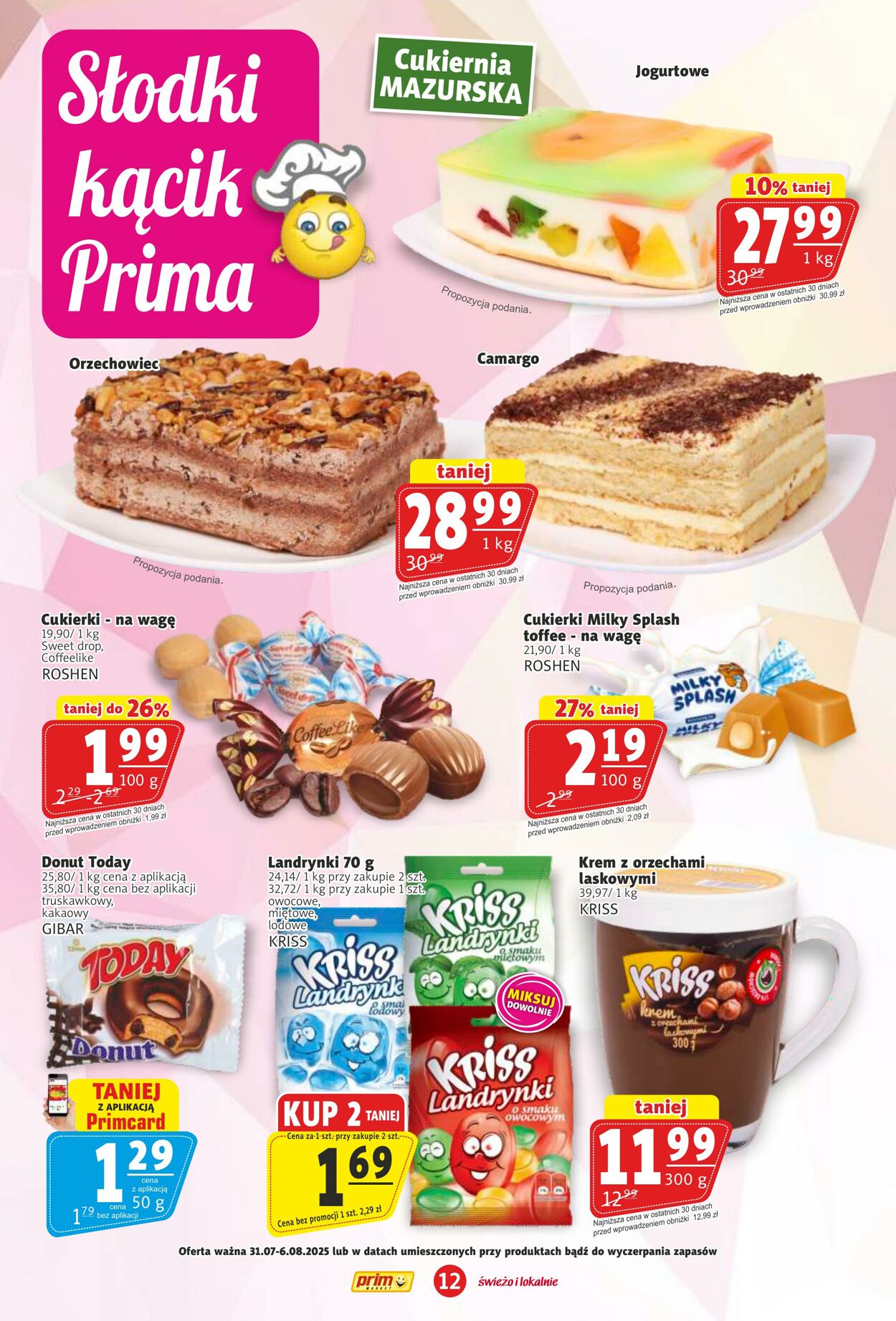 Gazetka Prim Market 31.07.2025 - 06.08.2025