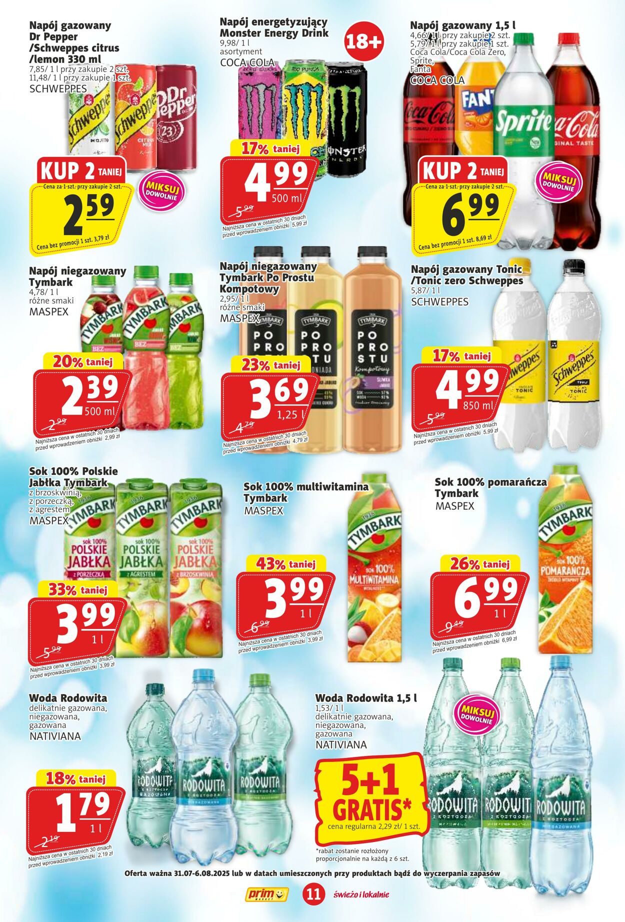 Gazetka Prim Market 31.07.2025 - 06.08.2025