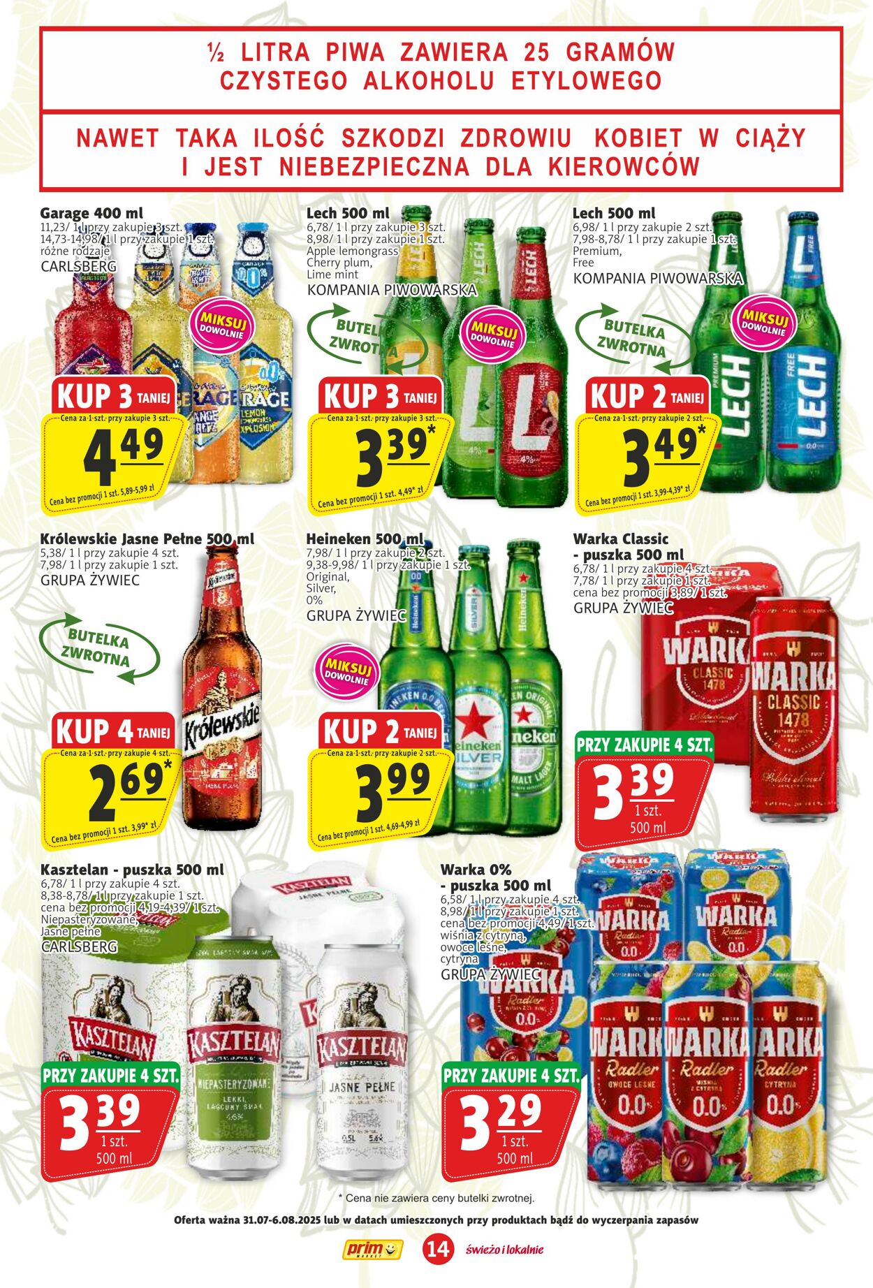 Gazetka Prim Market 31.07.2025 - 06.08.2025