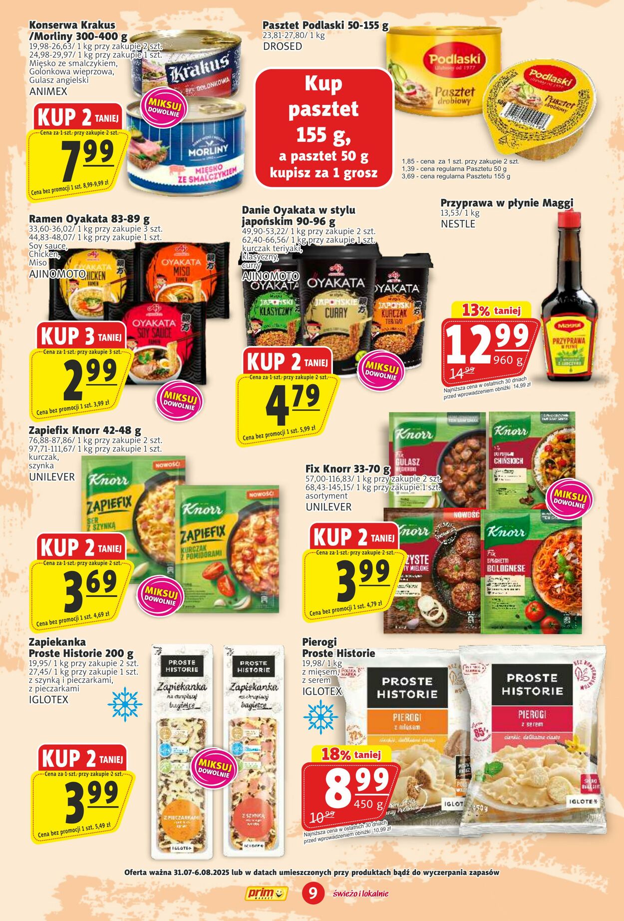 Gazetka Prim Market 31.07.2025 - 06.08.2025