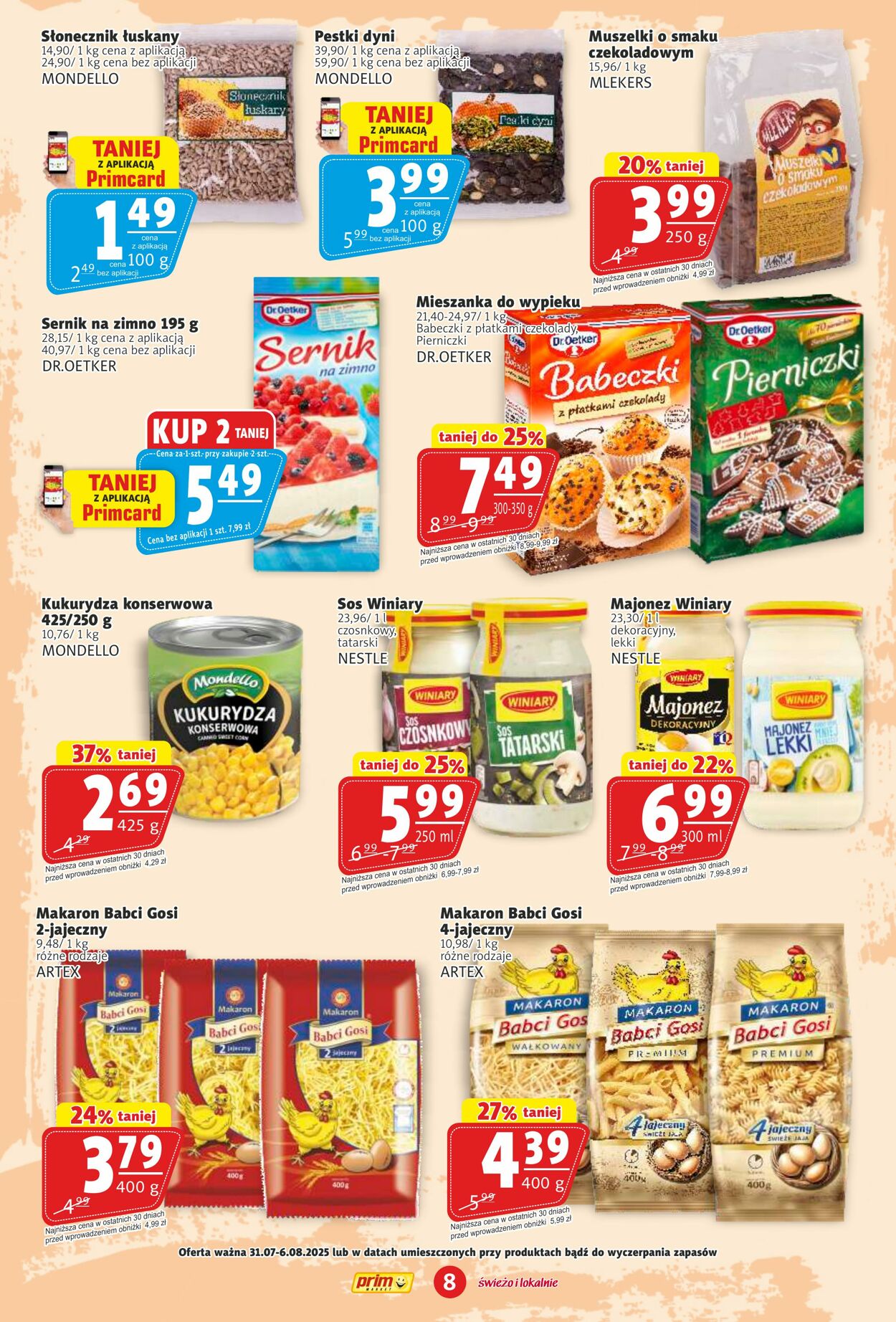 Gazetka Prim Market 31.07.2025 - 06.08.2025