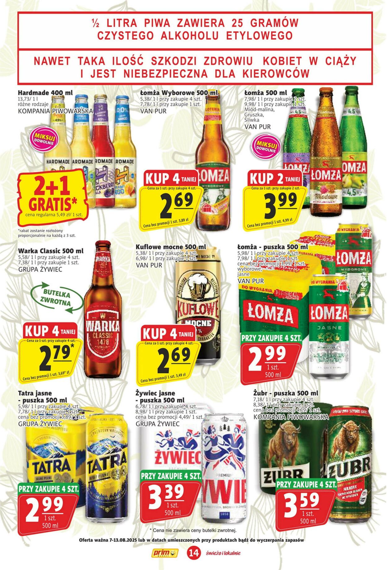 Gazetka Prim Market 07.08.2025 - 13.08.2025