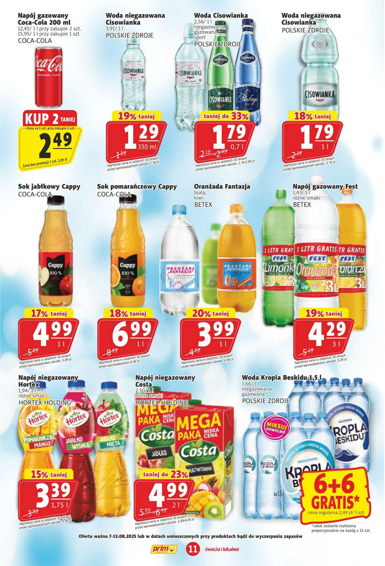 Gazetka Prim Market 07.08.2025 - 13.08.2025