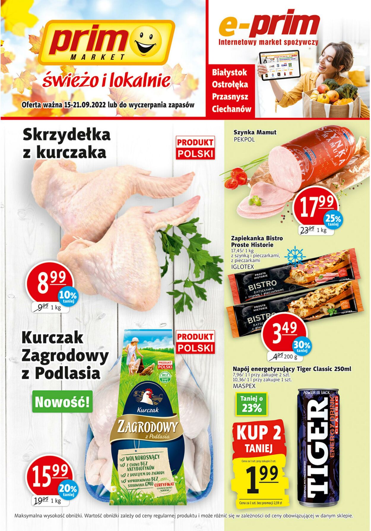Gazetka Prim Market 15.09.2022 - 21.09.2022