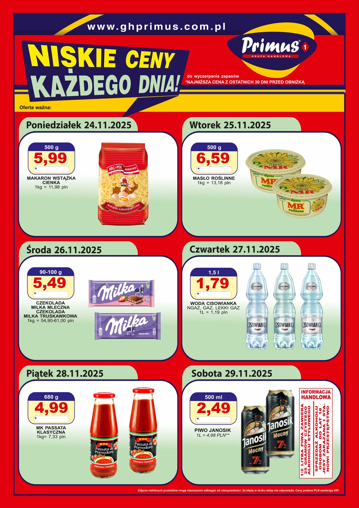 Gazetka Primus 24.11.2025 - 07.12.2025