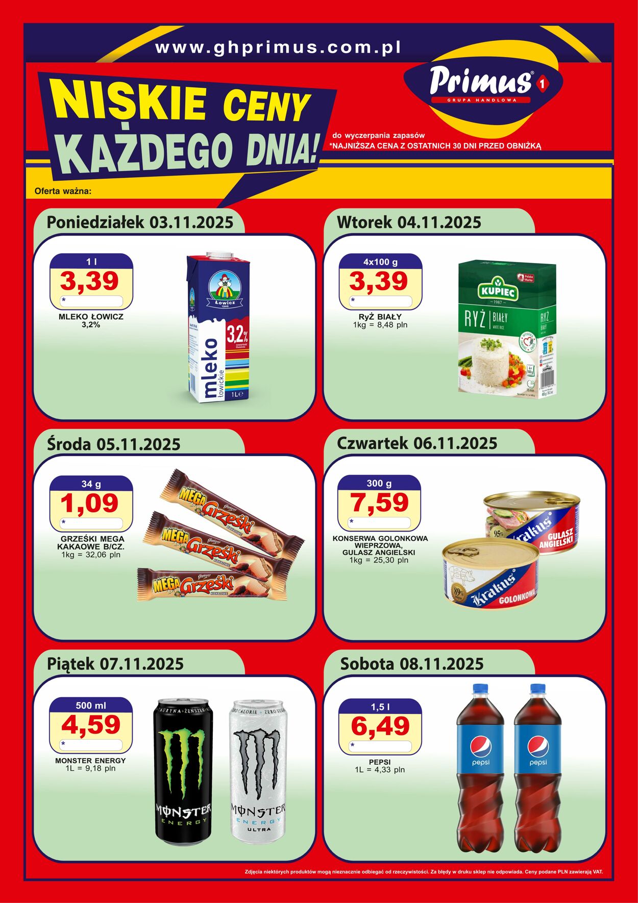 Gazetka Primus 17.11.2025 - 30.11.2025