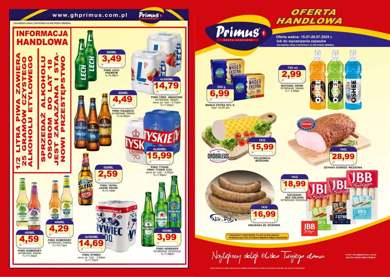 Gazetka Primus 21.07.2025 - 03.08.2025