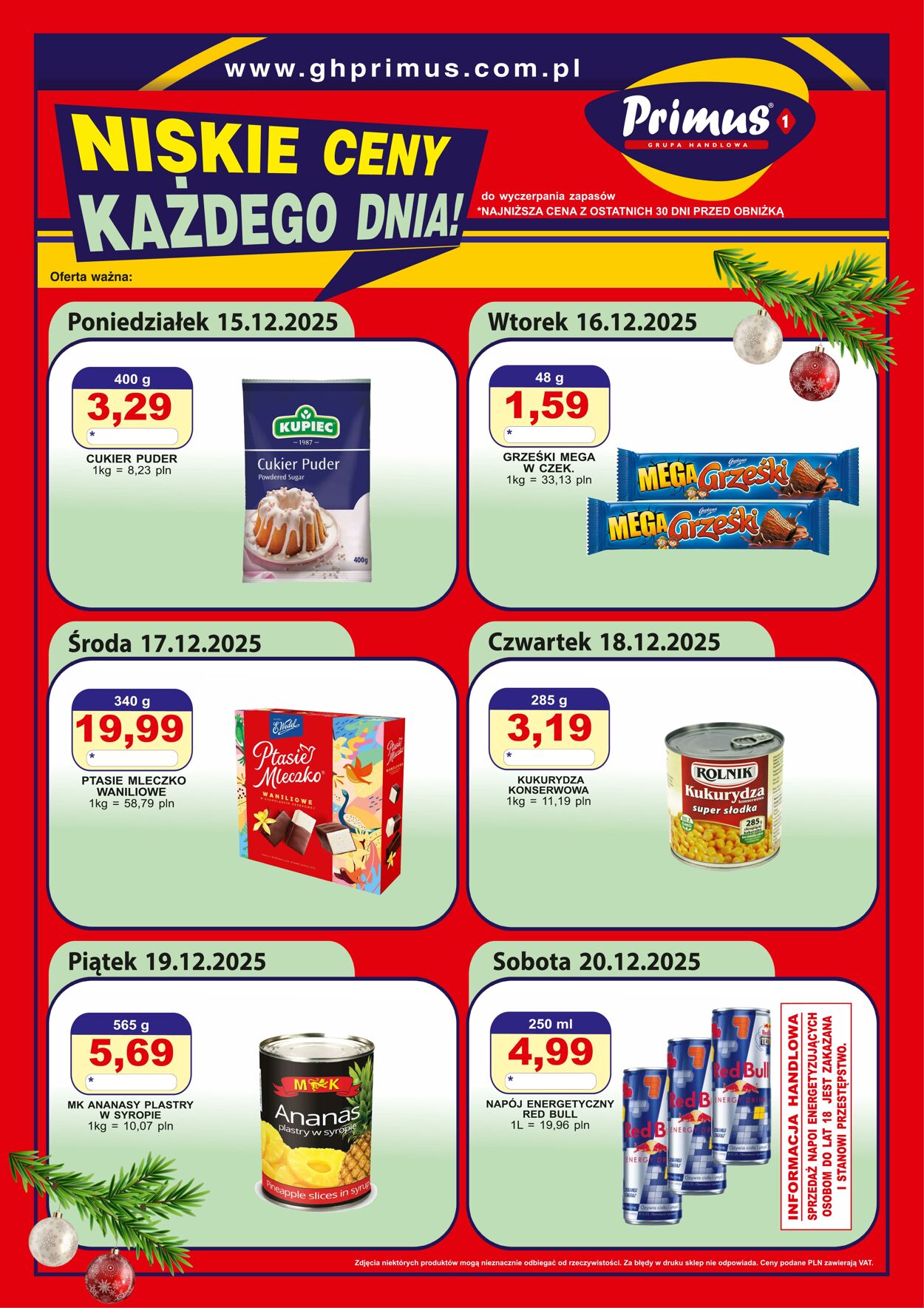 Gazetka Primus 22.12.2025 - 04.01.2026
