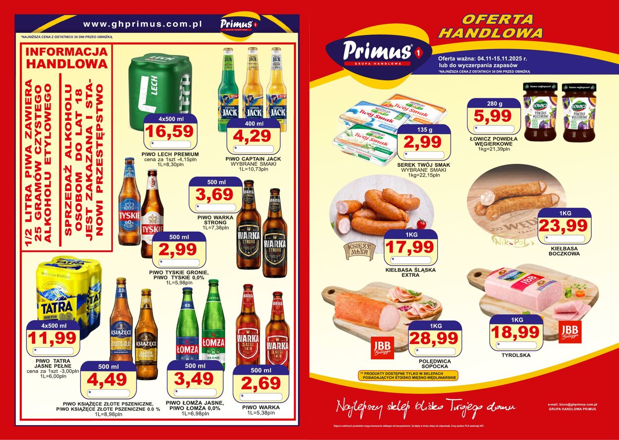 Gazetka Primus 17.11.2025 - 30.11.2025