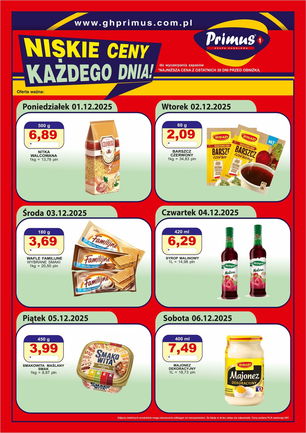 Gazetka Primus 08.12.2025 - 21.12.2025