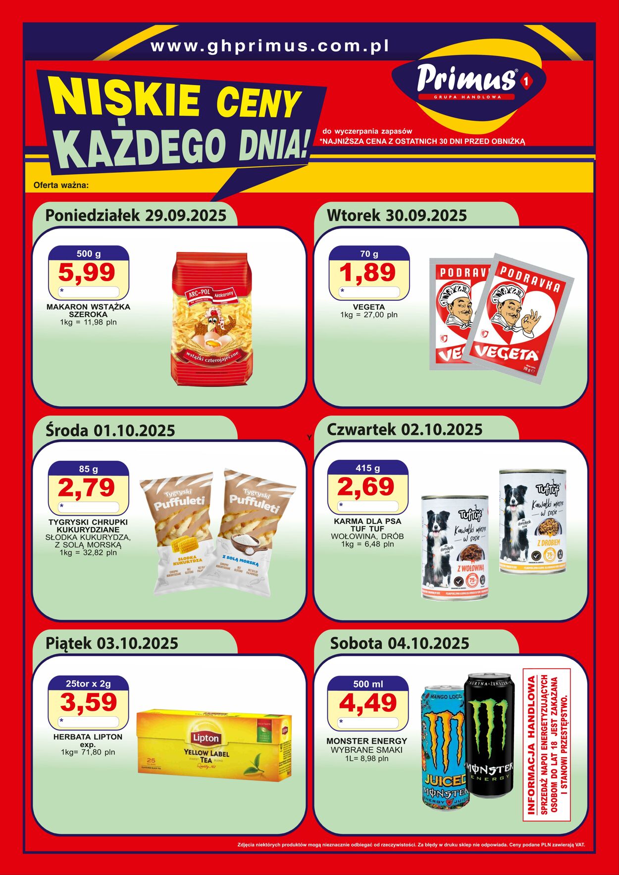 Gazetka Primus 06.10.2025 - 19.10.2025