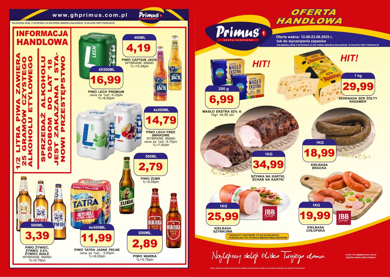 Gazetka Primus 18.08.2025 - 31.08.2025