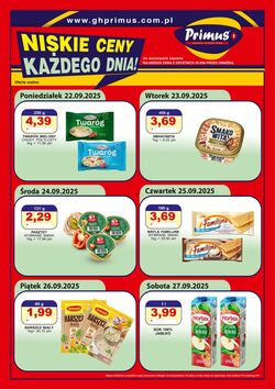 Gazetka Primus 29.09.2025 - 12.10.2025
