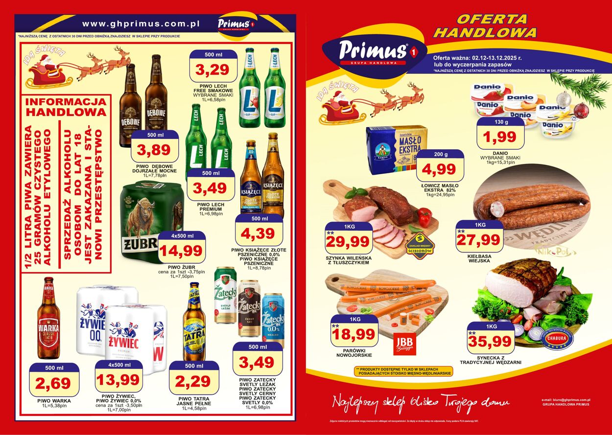 Gazetka Primus 22.12.2025 - 04.01.2026