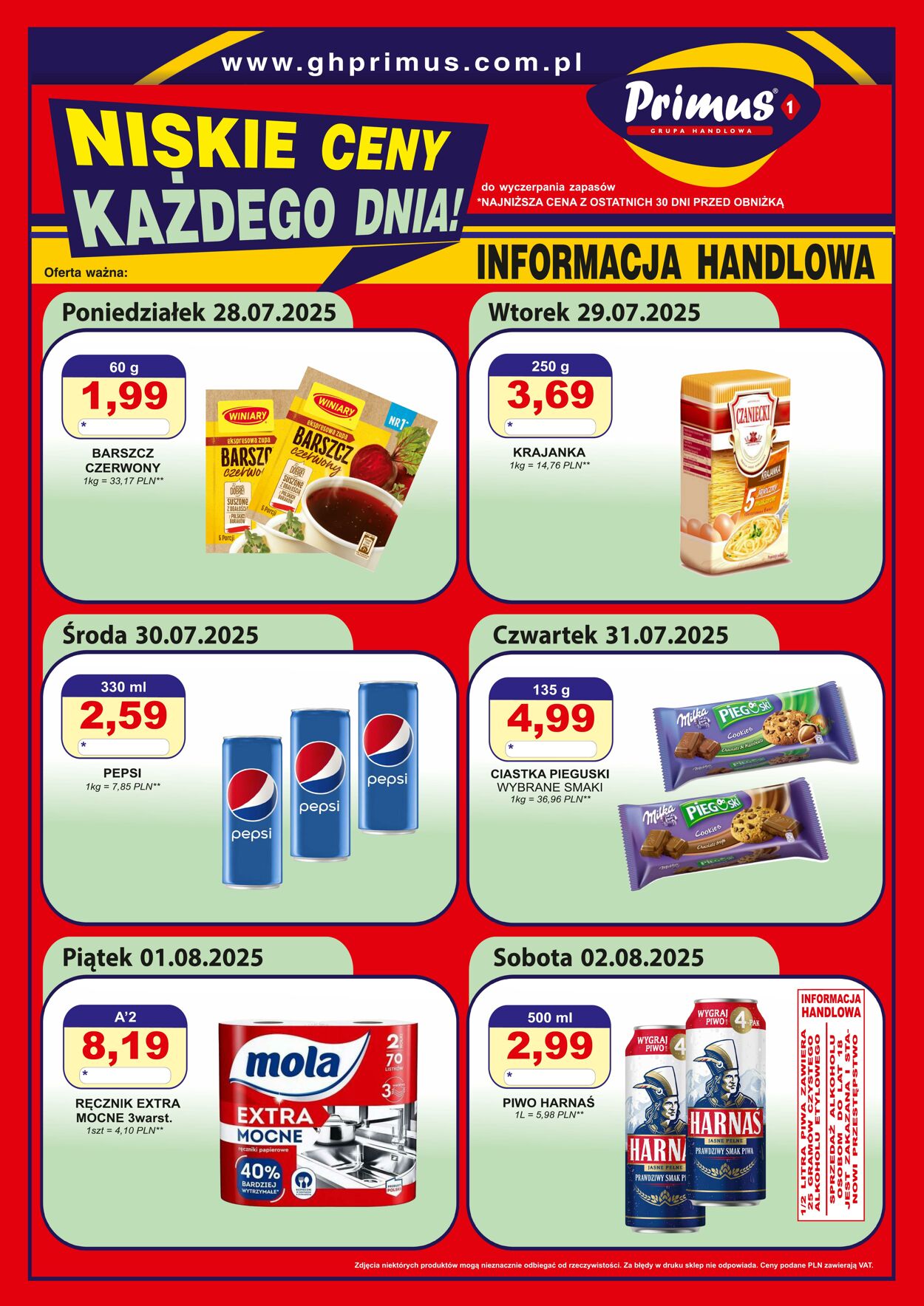 Gazetka Primus 28.07.2025 - 10.08.2025