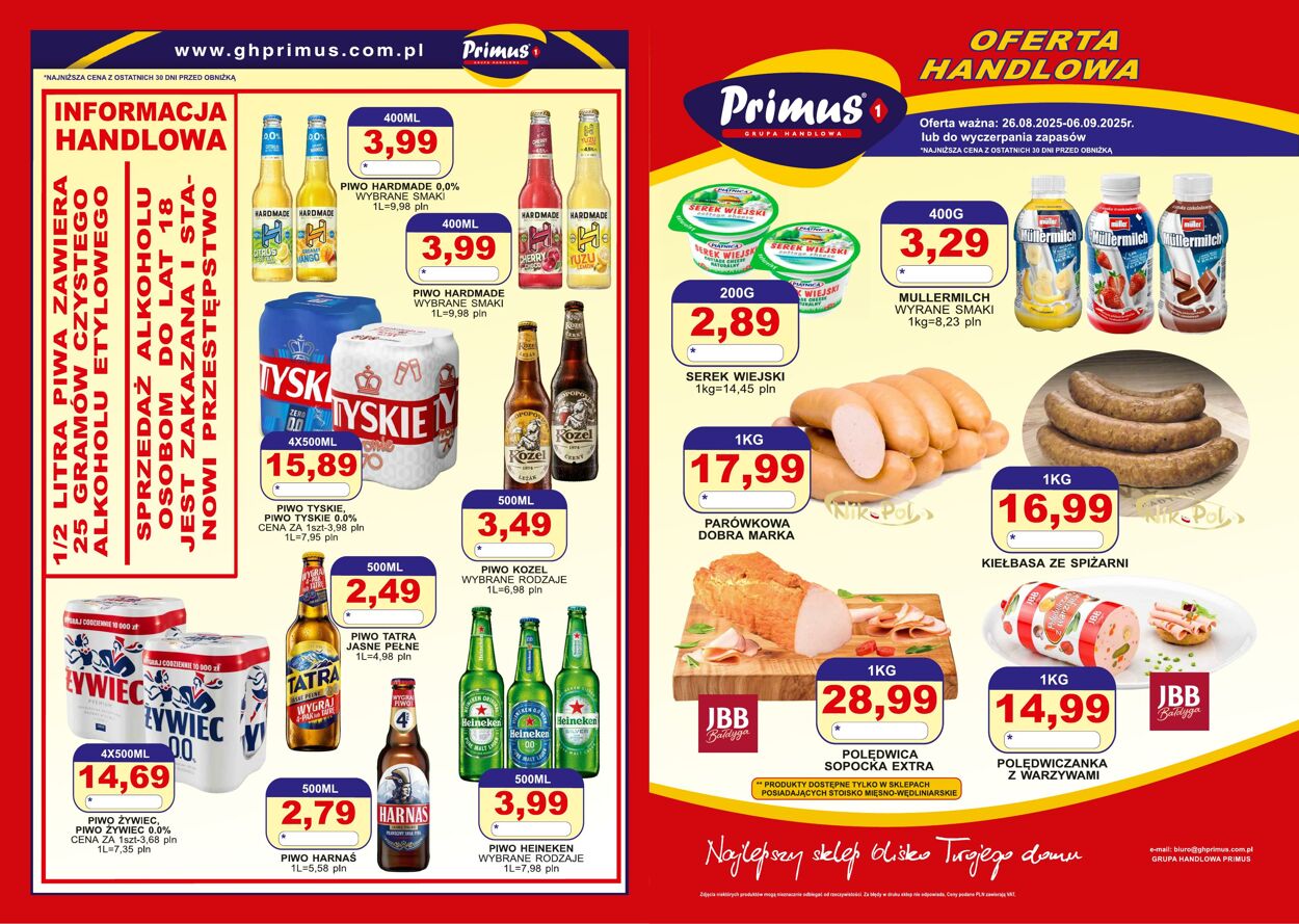 Gazetka Primus 08.09.2025 - 21.09.2025
