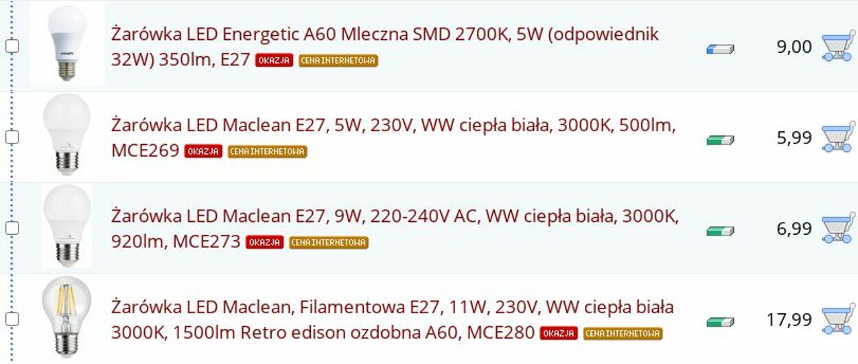 Gazetka Proline 13.10.2025 - 22.10.2025