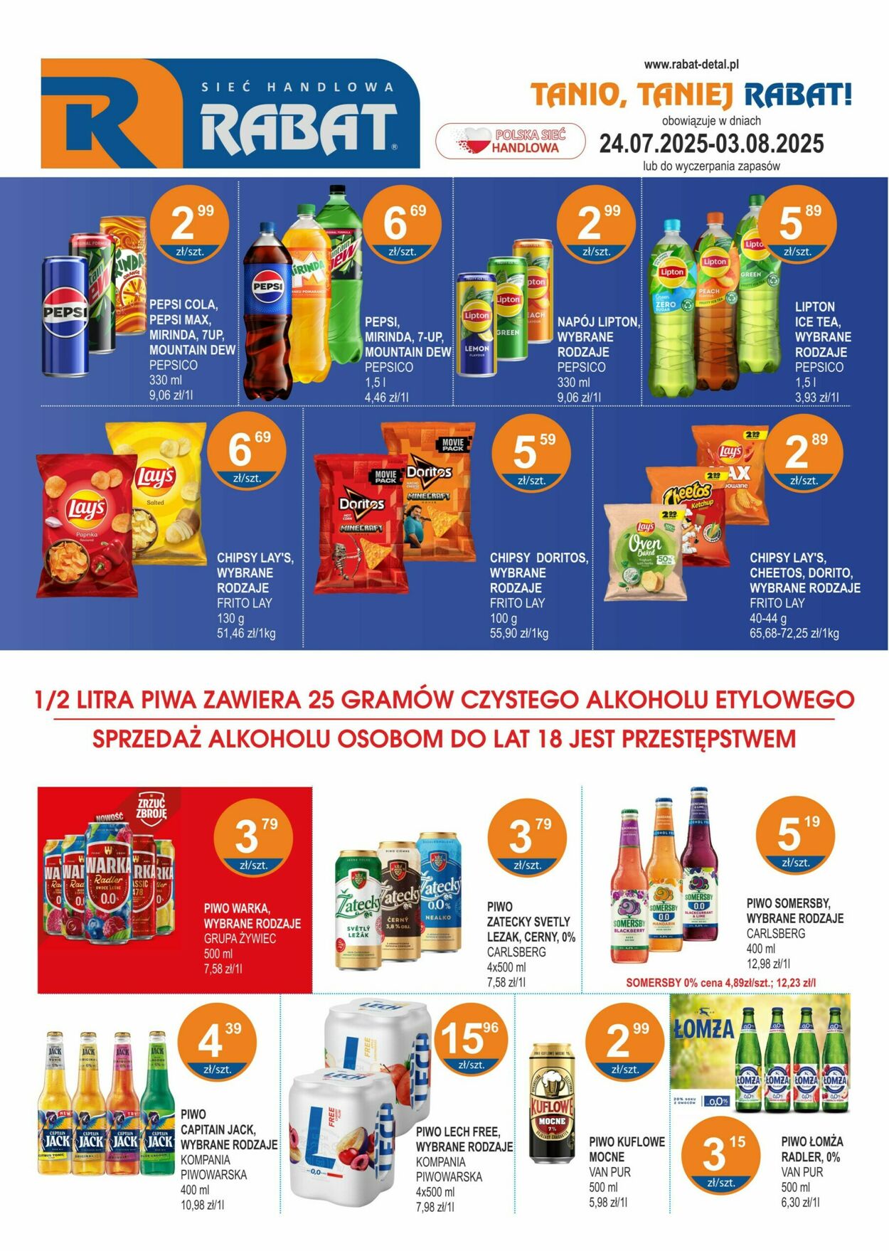 Gazetka Rabat 24.07.2025 - 03.08.2025