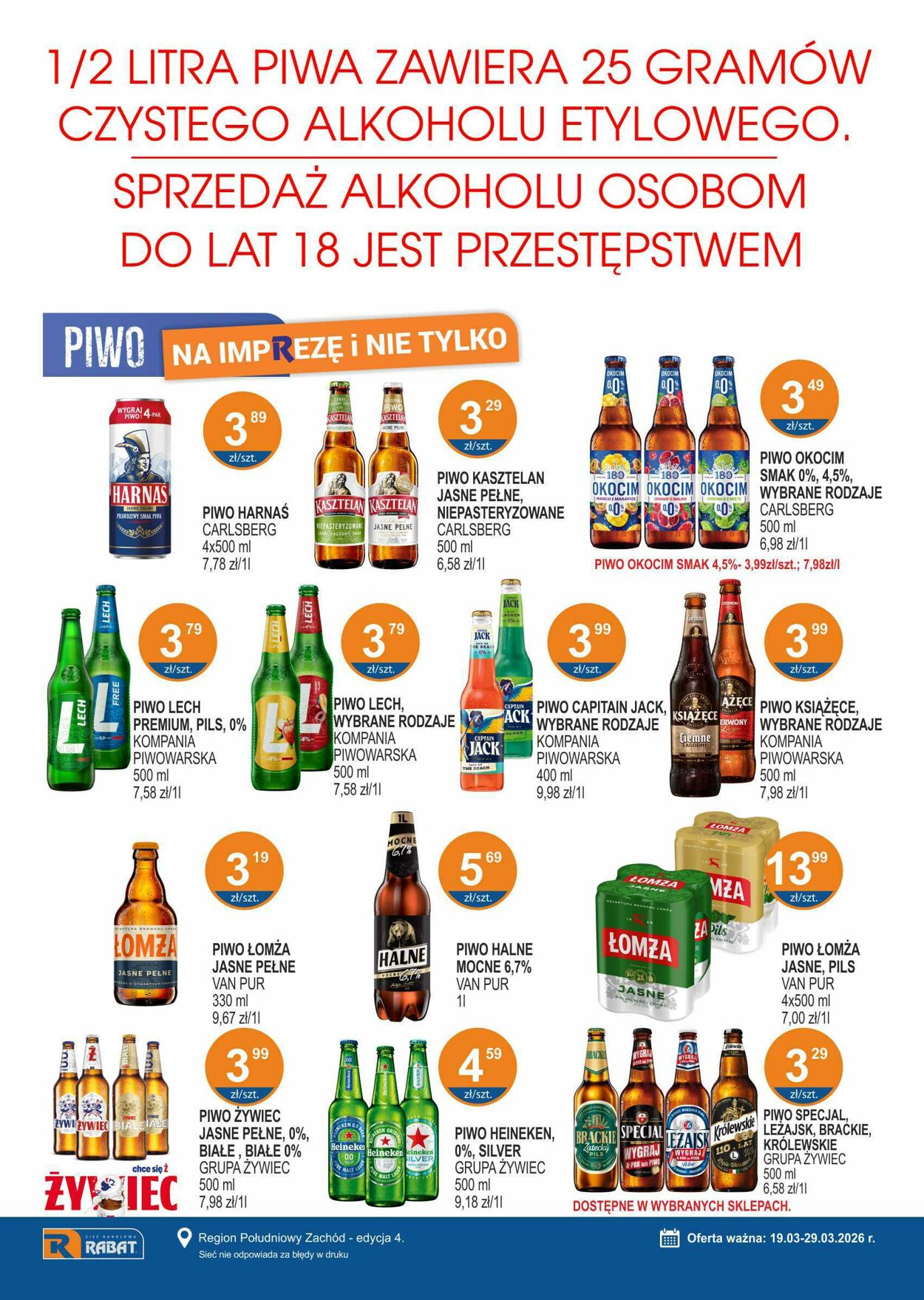 Gazetka Rabat 19.03.2026 - 29.03.2026