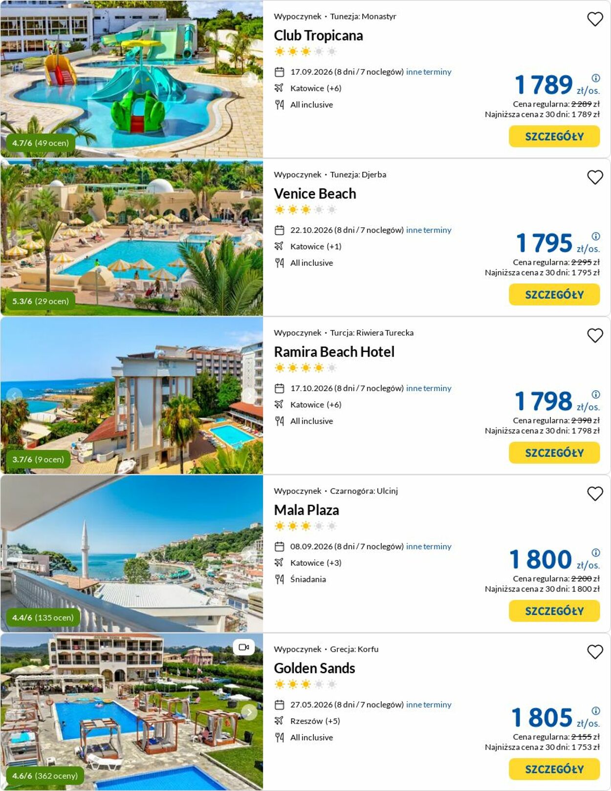 Gazetka Rainbow Tours 24.11.2025 - 03.12.2025
