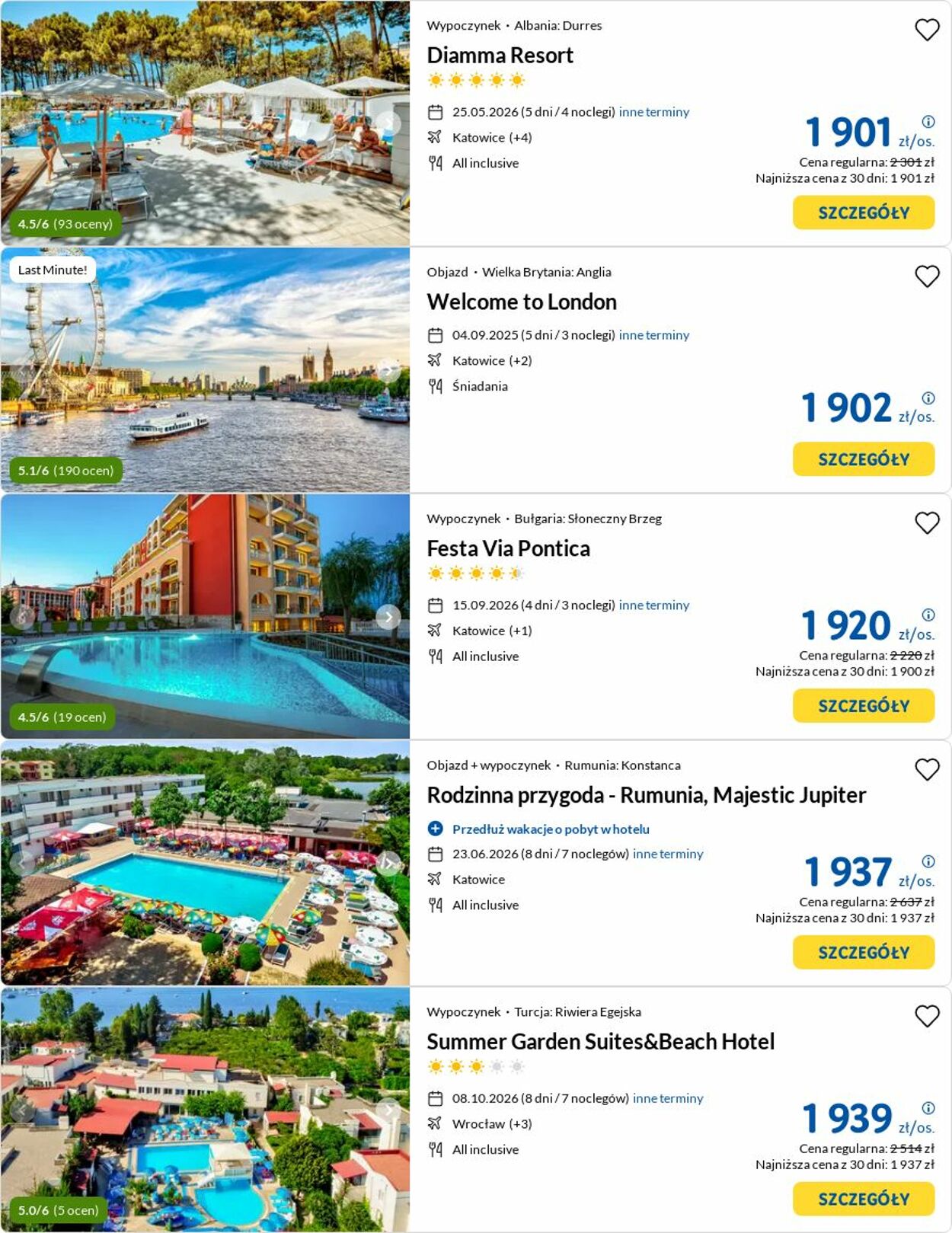 Gazetka Rainbow Tours 01.09.2025 - 10.09.2025