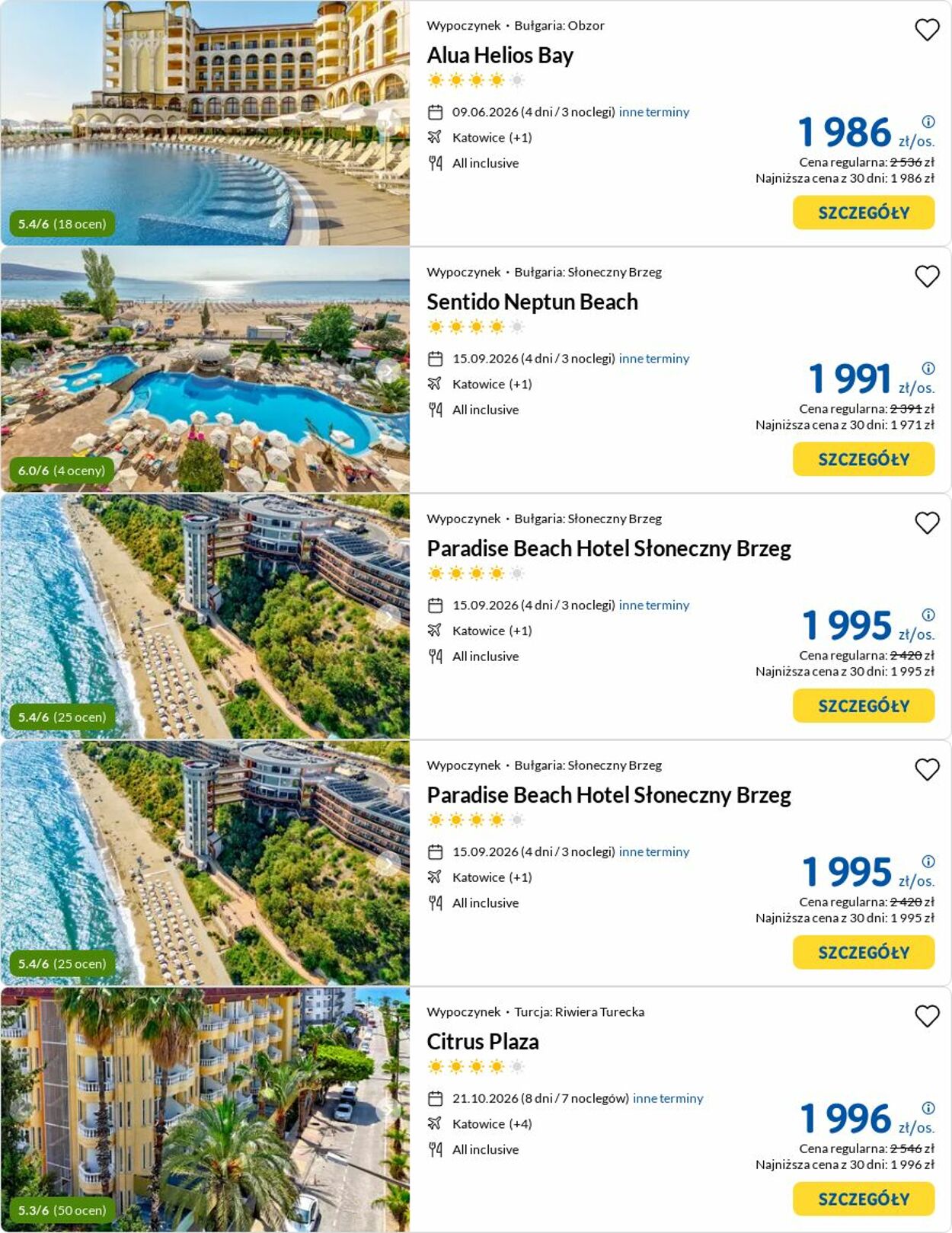 Gazetka Rainbow Tours 01.09.2025 - 10.09.2025