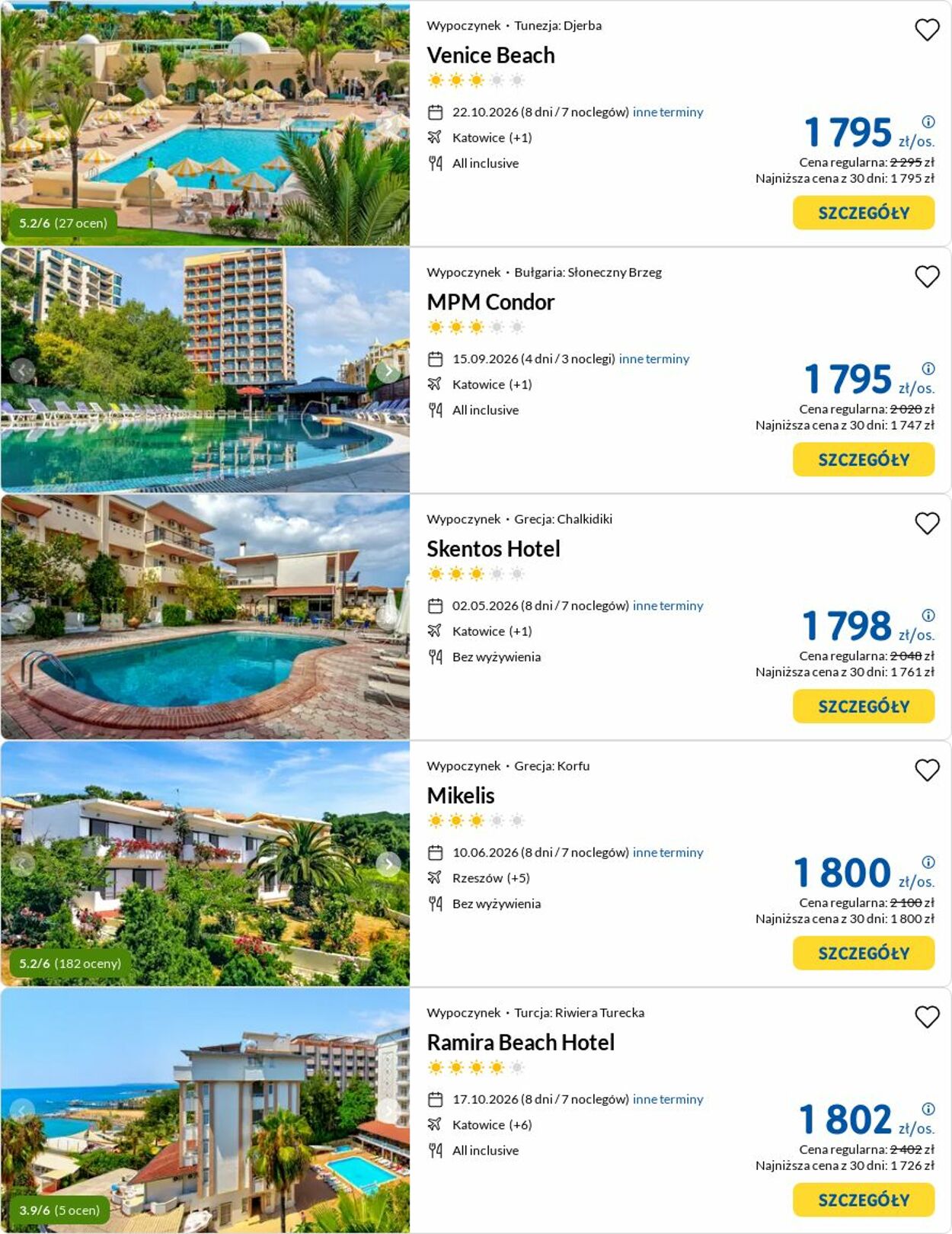 Gazetka Rainbow Tours 03.11.2025 - 12.11.2025