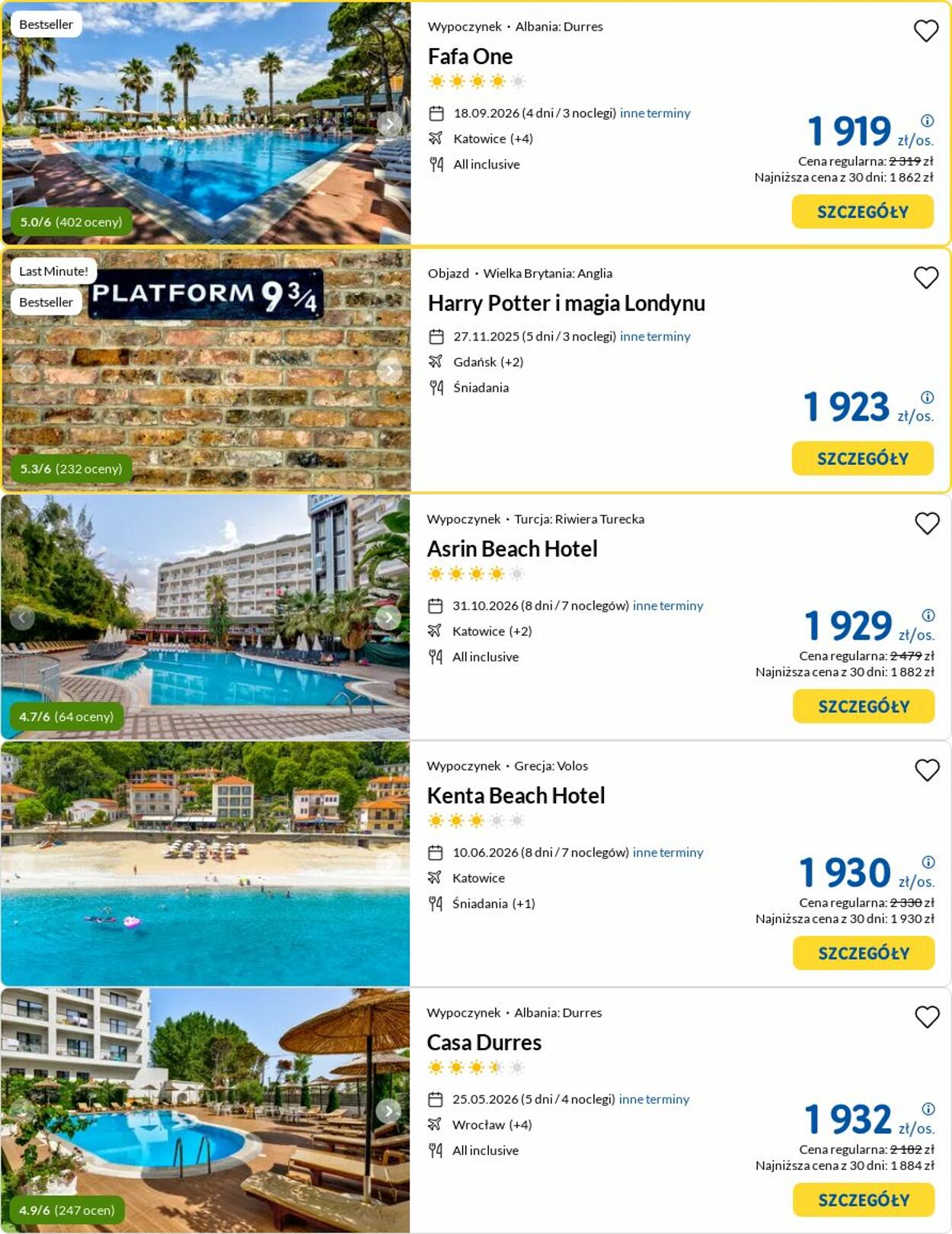 Gazetka Rainbow Tours 03.11.2025 - 12.11.2025