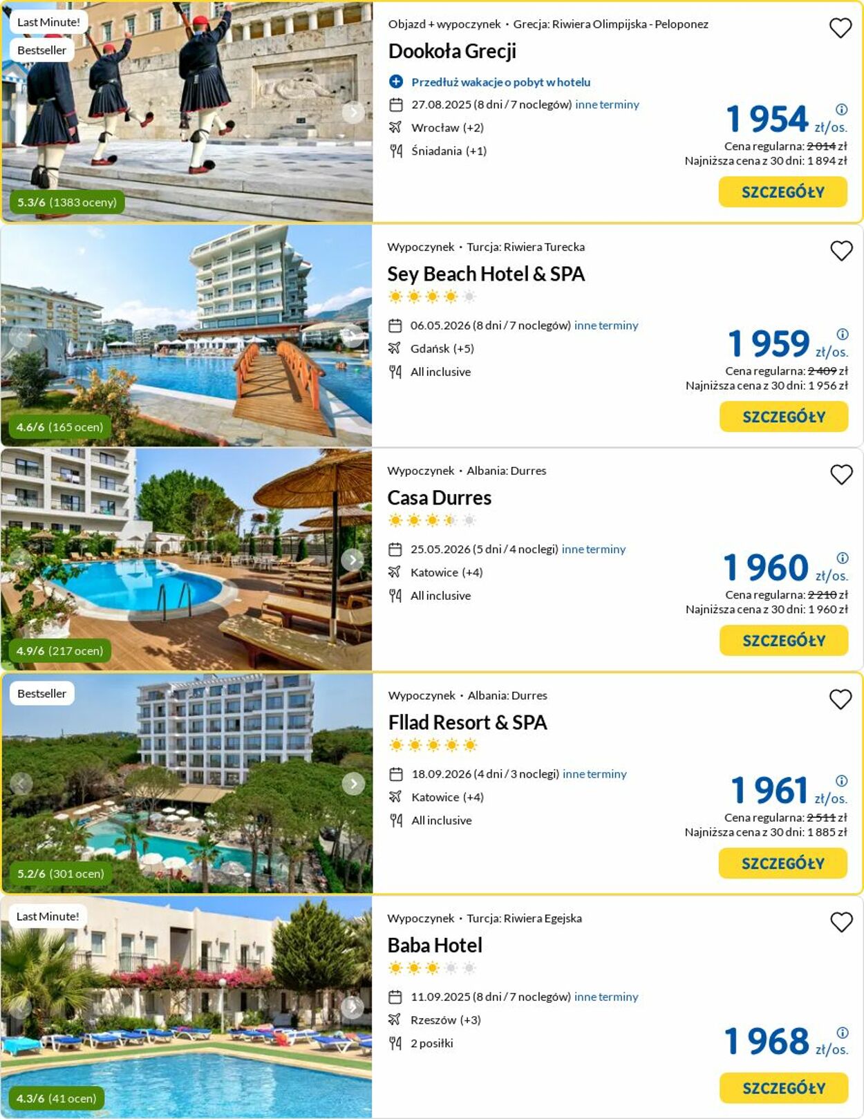 Gazetka Rainbow Tours 25.08.2025 - 03.09.2025