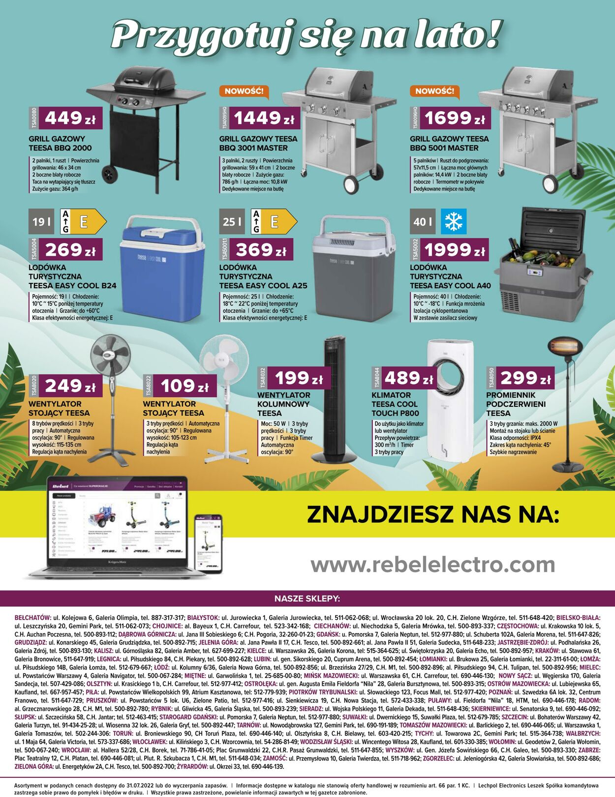 Gazetka Rebel Electro 13.06.2022 - 31.07.2022