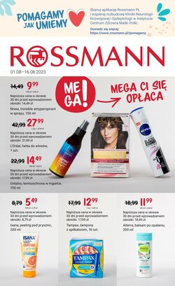 Gazetka Rossmann 01.08.2023 - 16.08.2023