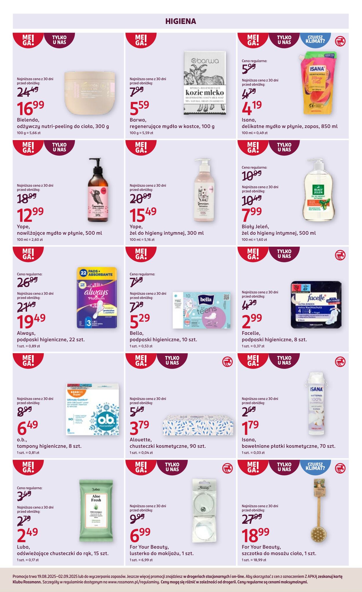 Gazetka Rossmann 19.08.2025 - 02.09.2025