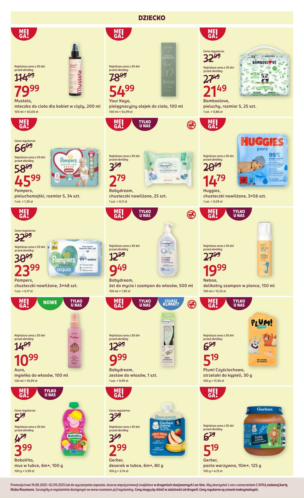 Gazetka Rossmann 19.08.2025 - 02.09.2025