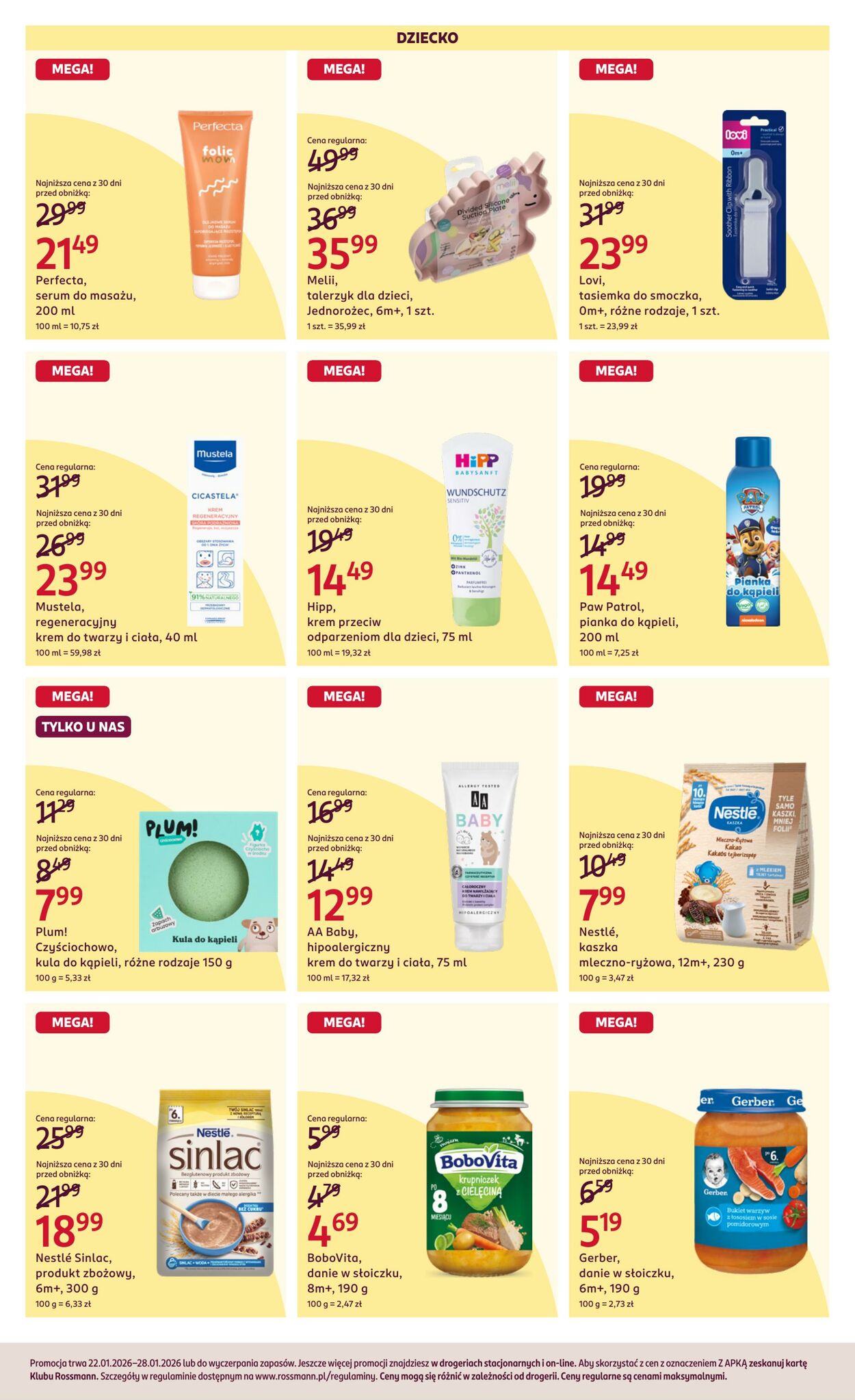 Gazetka Rossmann 22.01.2026 - 28.01.2026