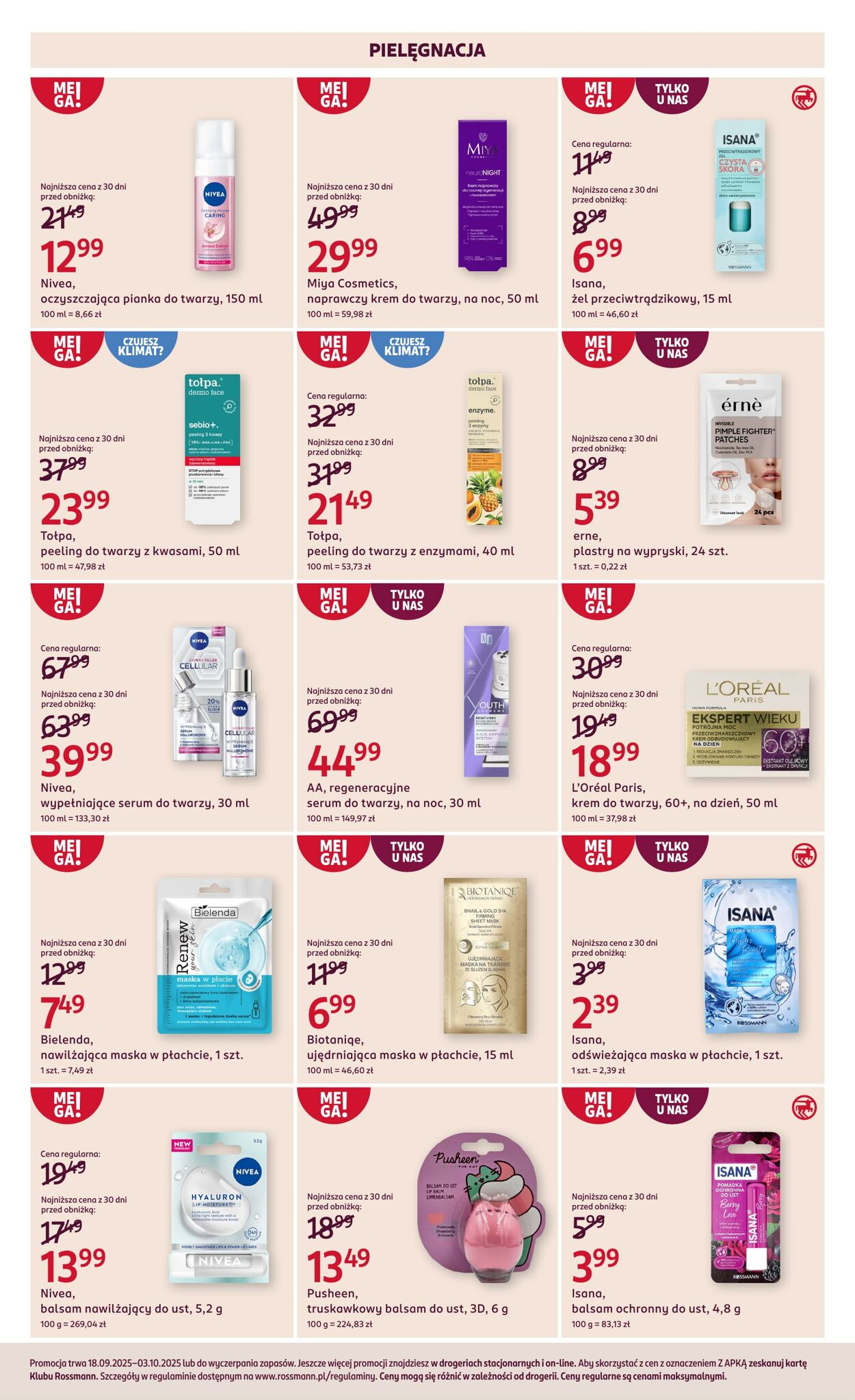 Gazetka Rossmann 18.09.2025 - 03.10.2025