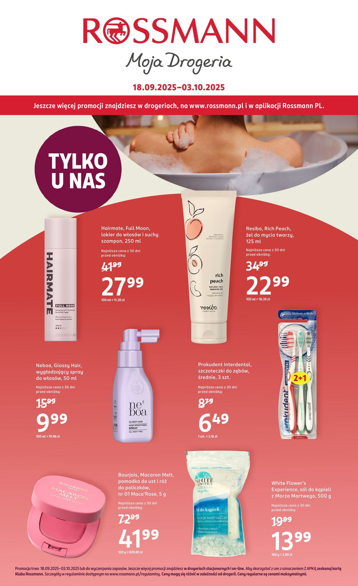 Gazetka Rossmann 18.09.2025 - 03.10.2025