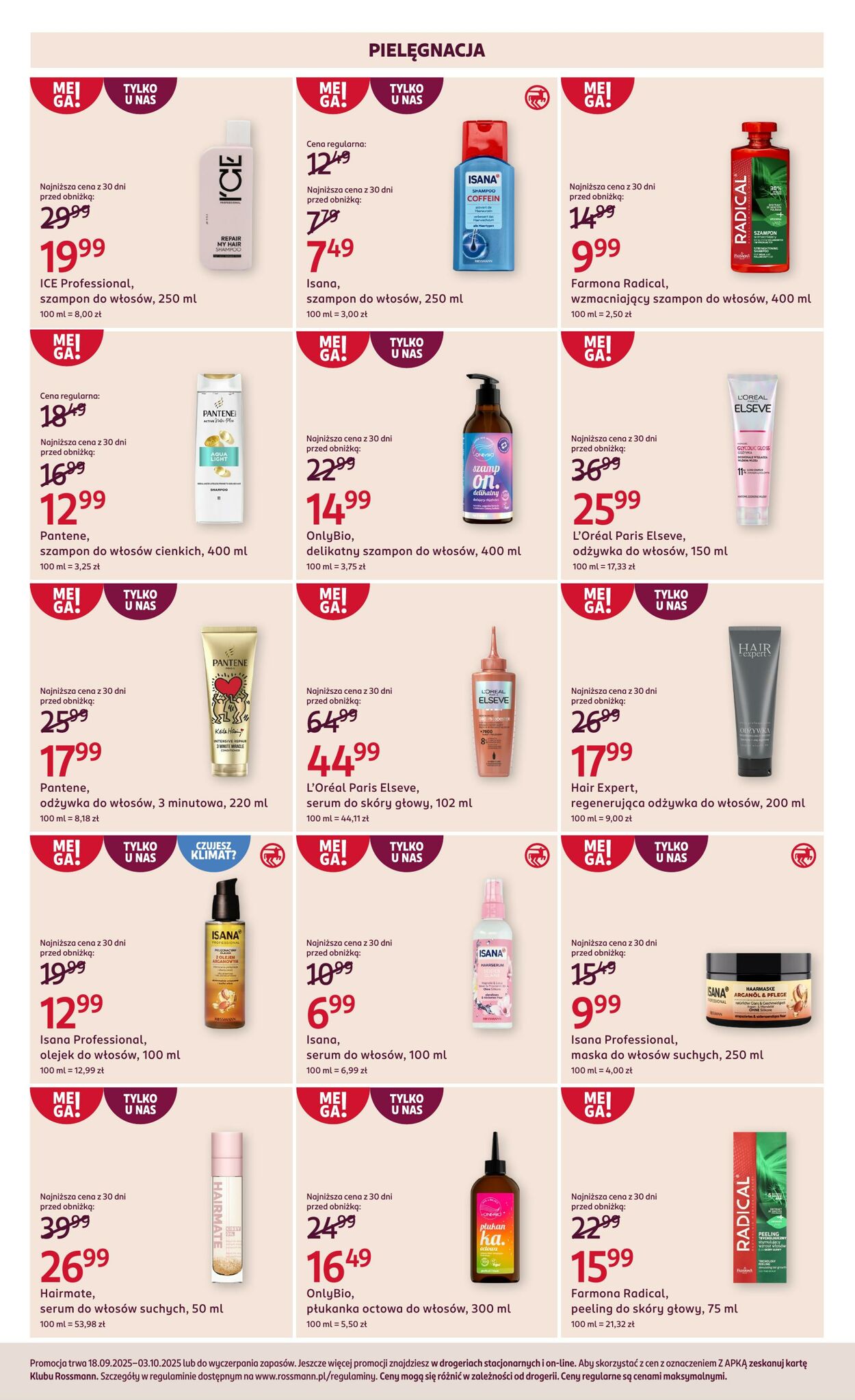 Gazetka Rossmann 18.09.2025 - 03.10.2025