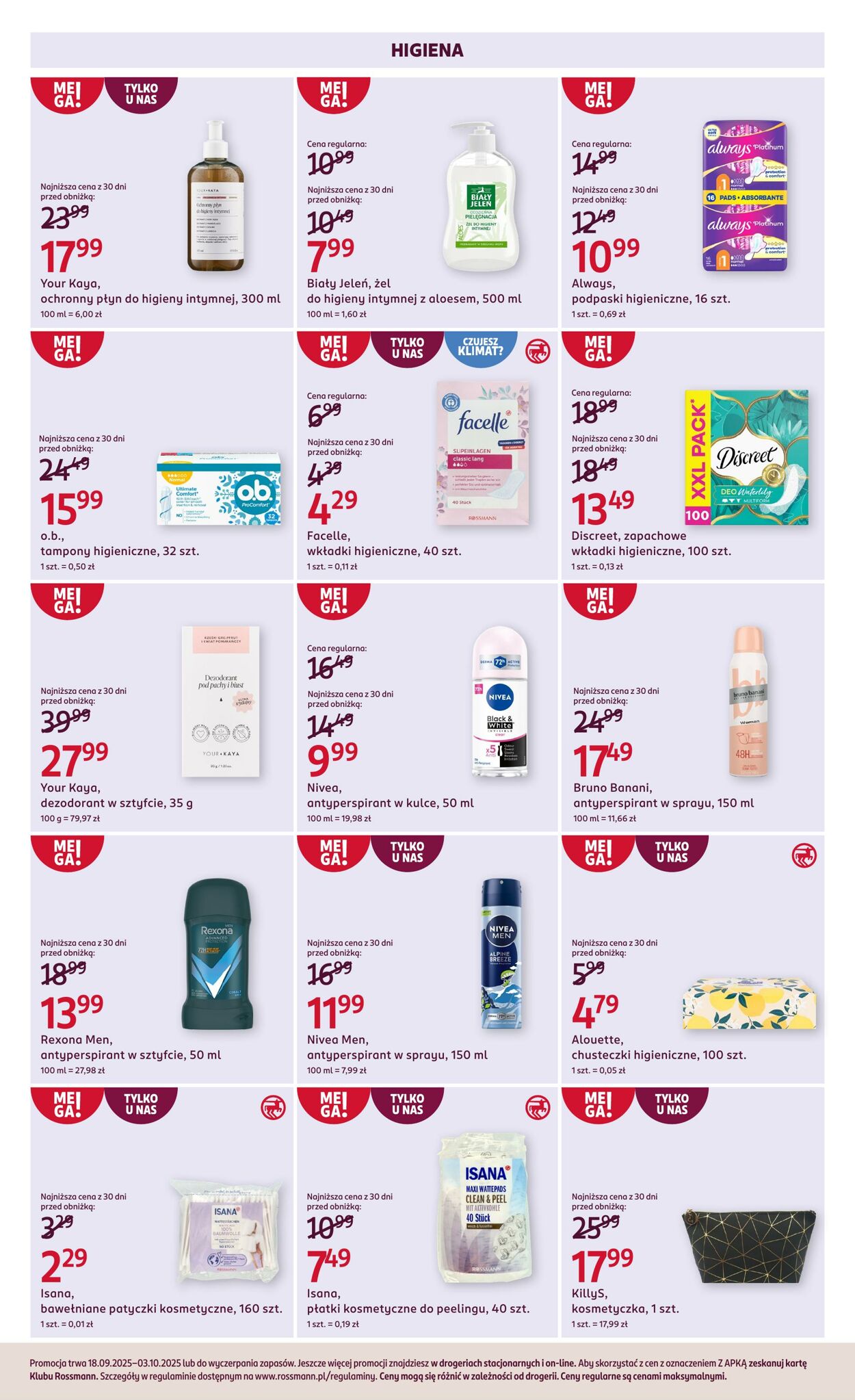 Gazetka Rossmann 18.09.2025 - 03.10.2025