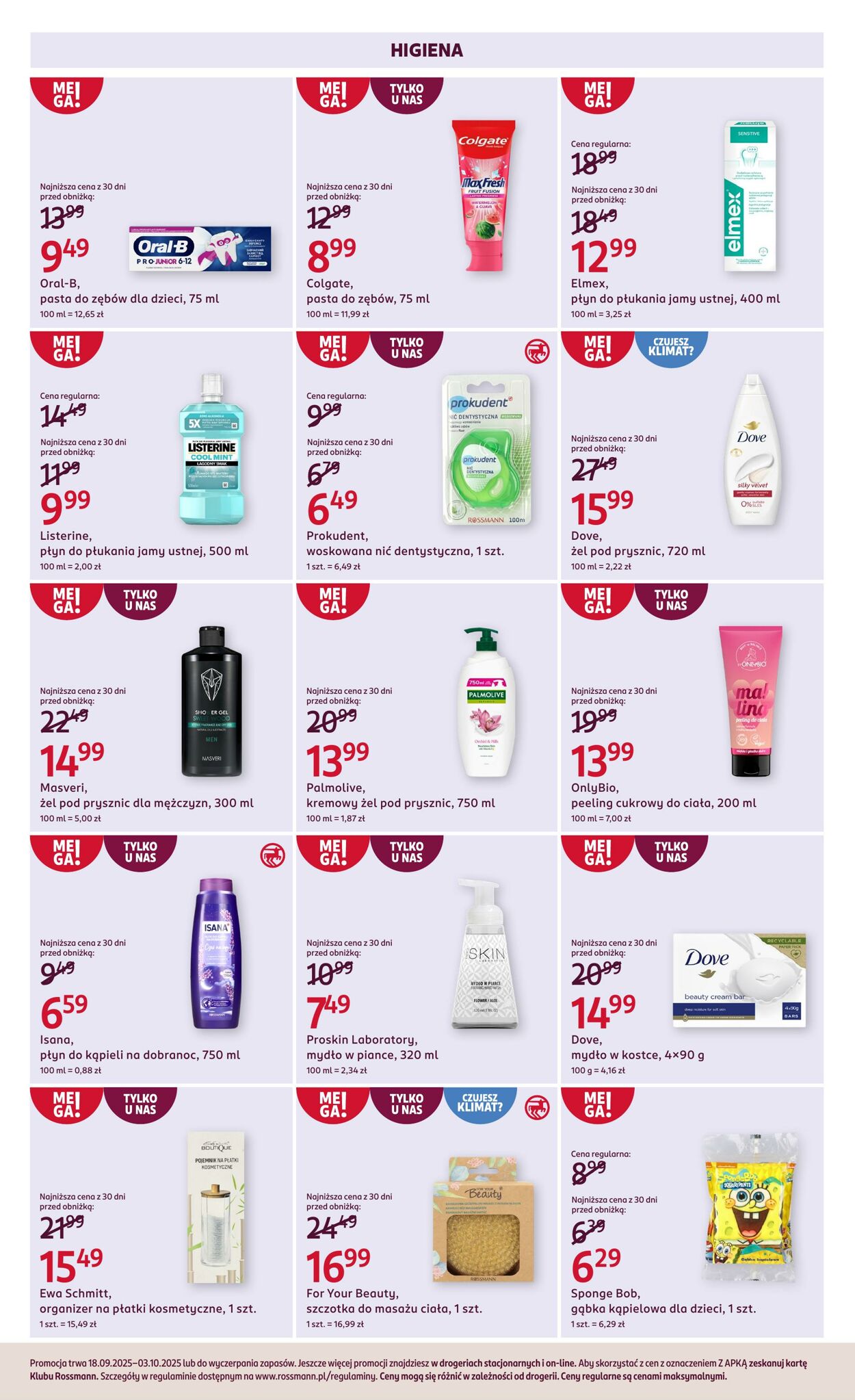 Gazetka Rossmann 18.09.2025 - 03.10.2025