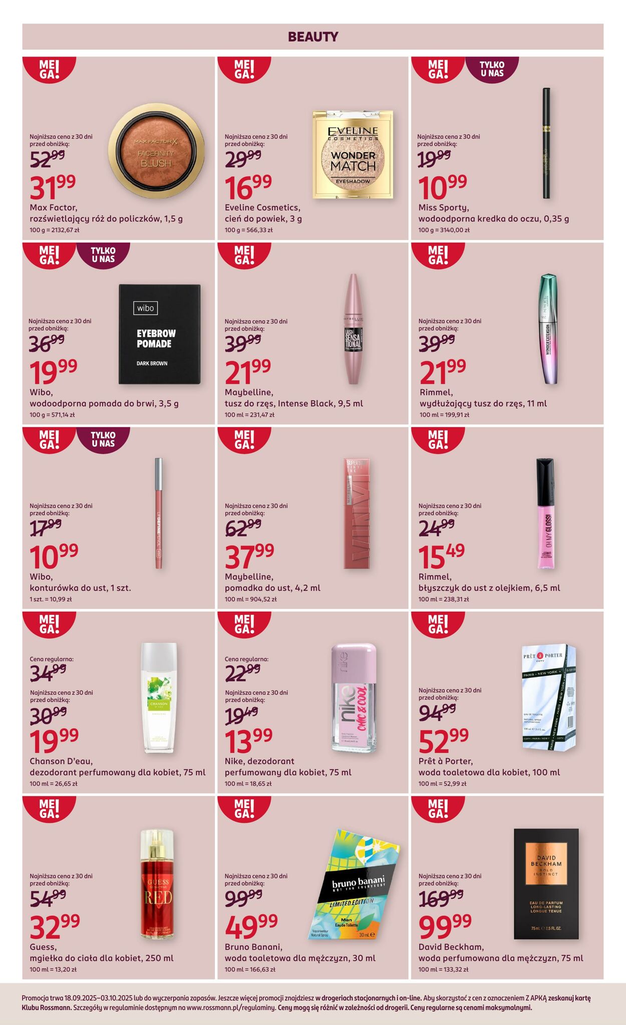 Gazetka Rossmann 18.09.2025 - 03.10.2025