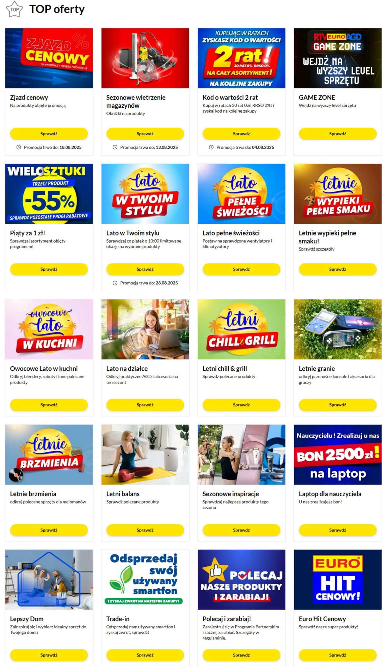 Gazetka RTV Euro AGD 01.08.2025 - 31.08.2025