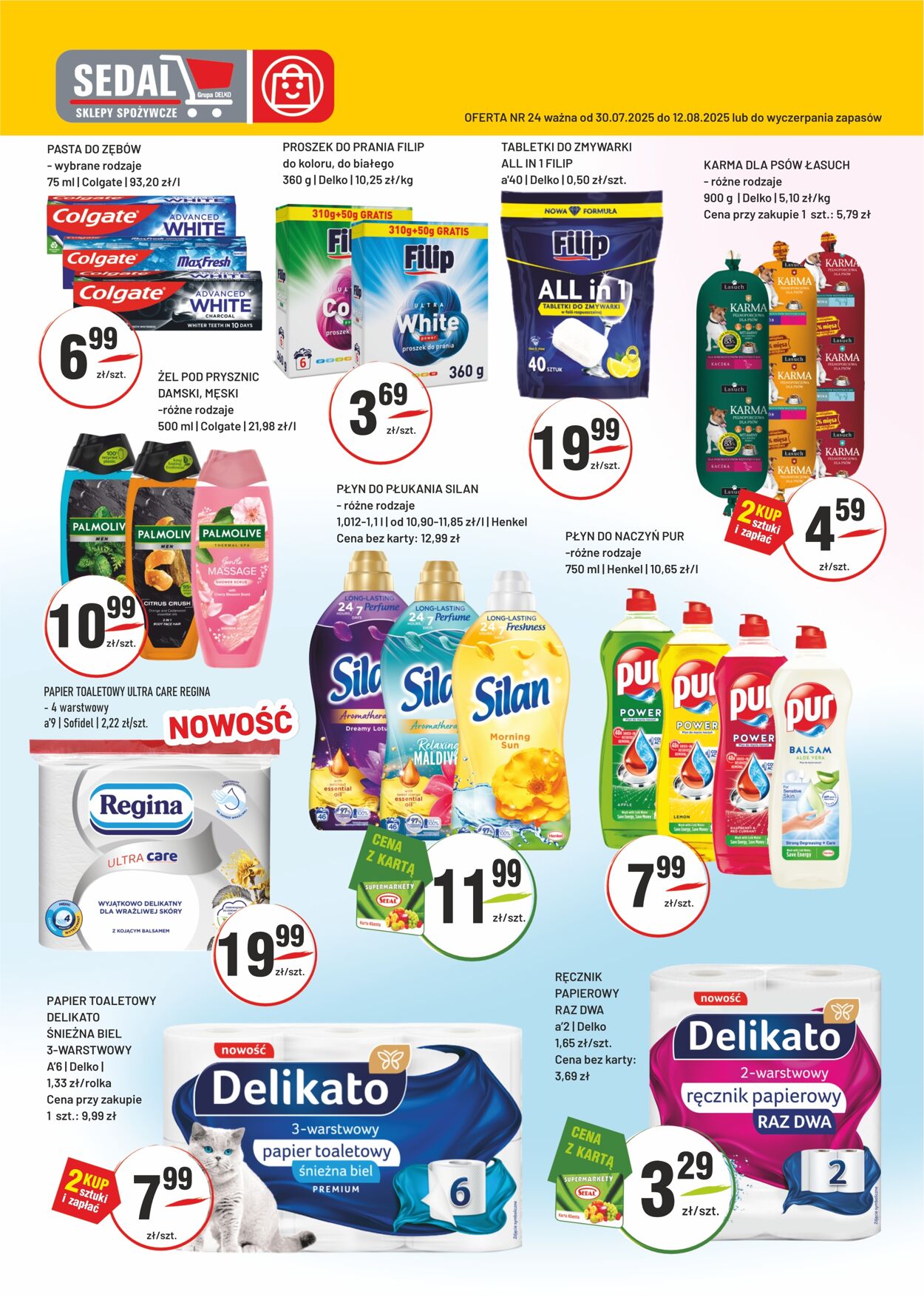 Gazetka Sedal 30.07.2025 - 12.08.2025