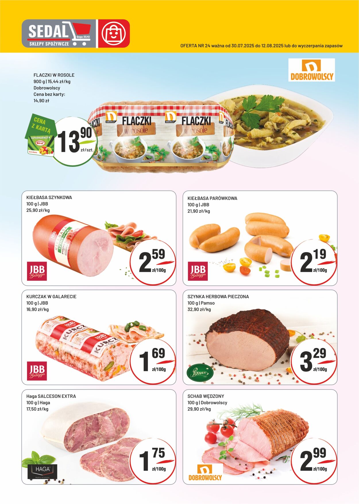 Gazetka Sedal 30.07.2025 - 12.08.2025