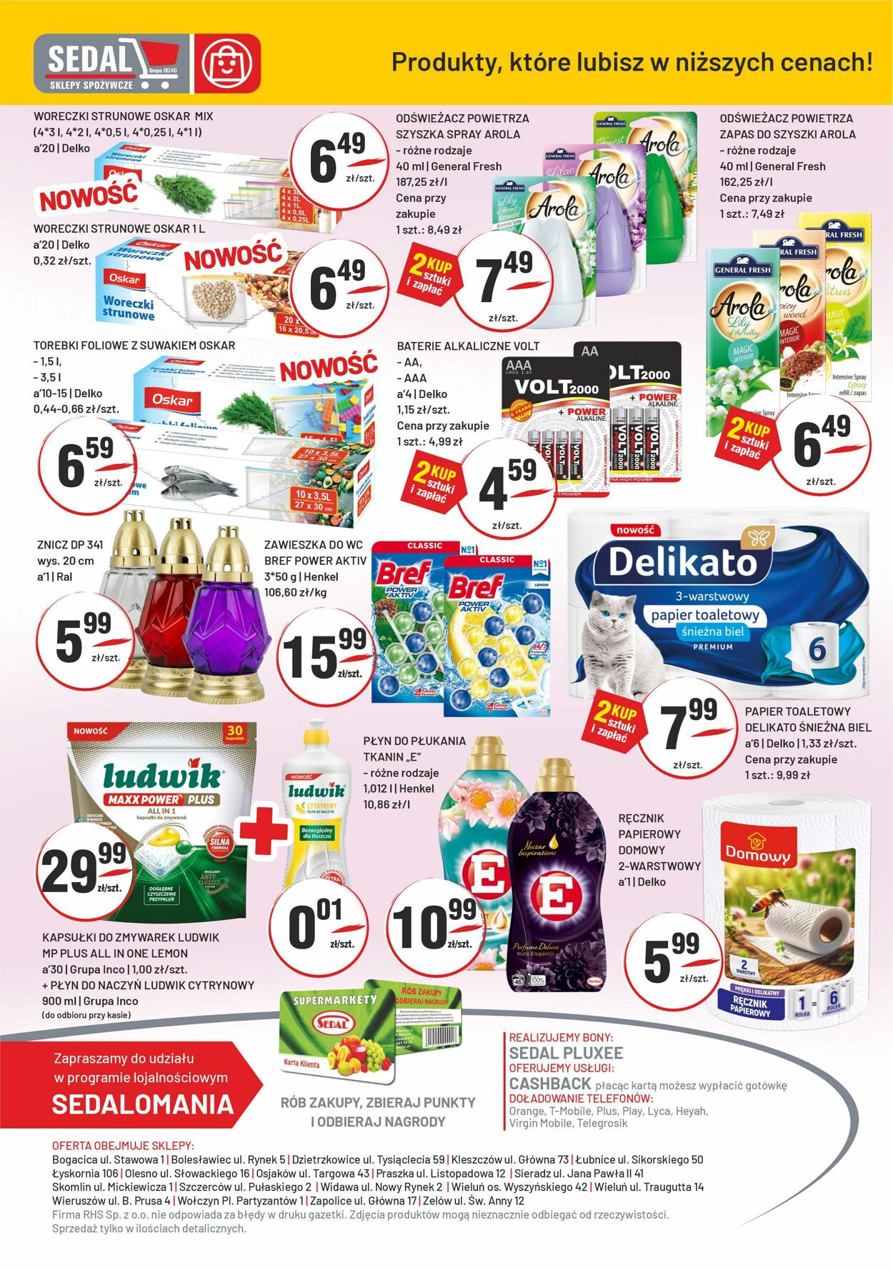 Gazetka Sedal 01.10.2025 - 11.10.2025