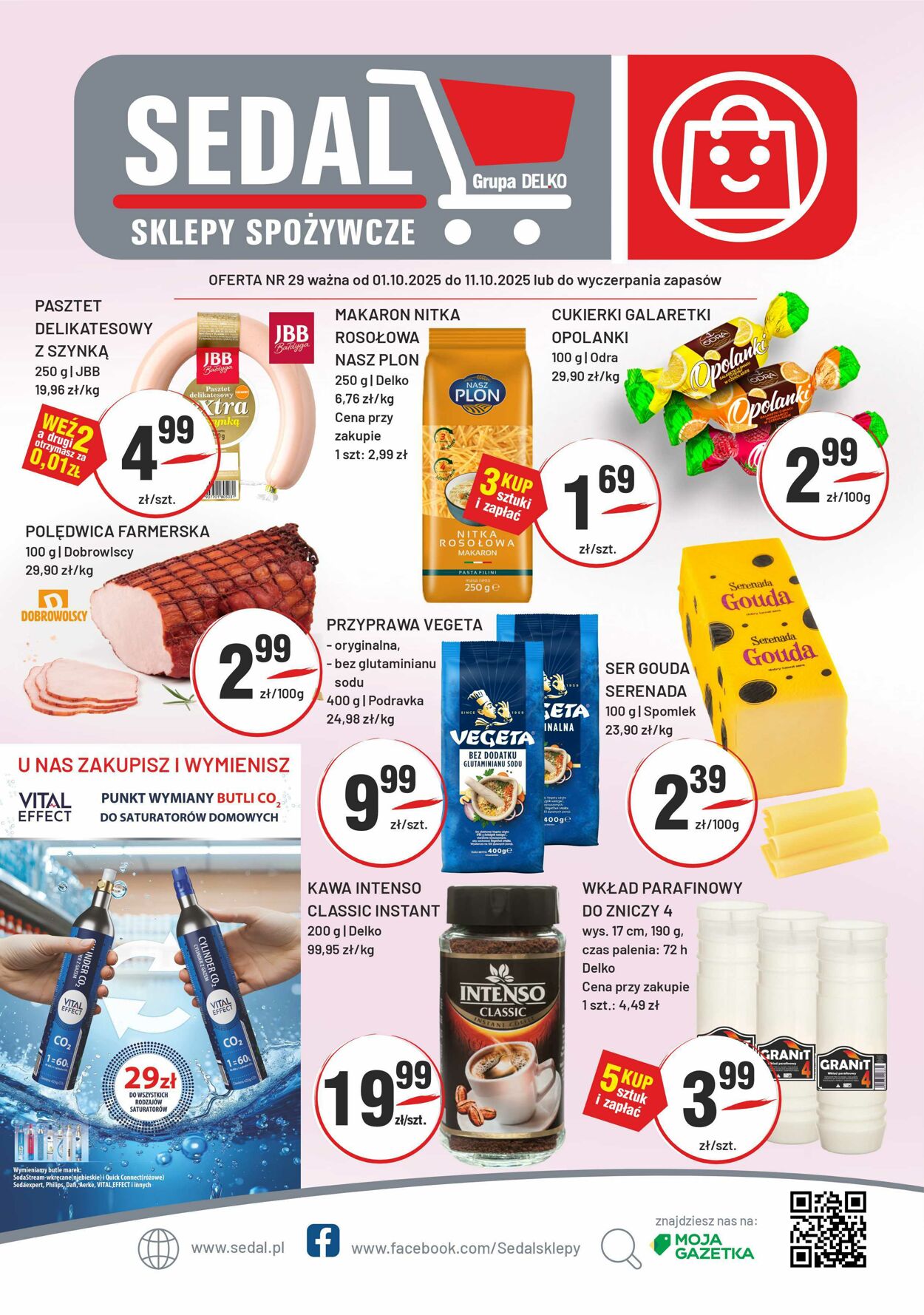 Gazetka Sedal 01.10.2025 - 11.10.2025