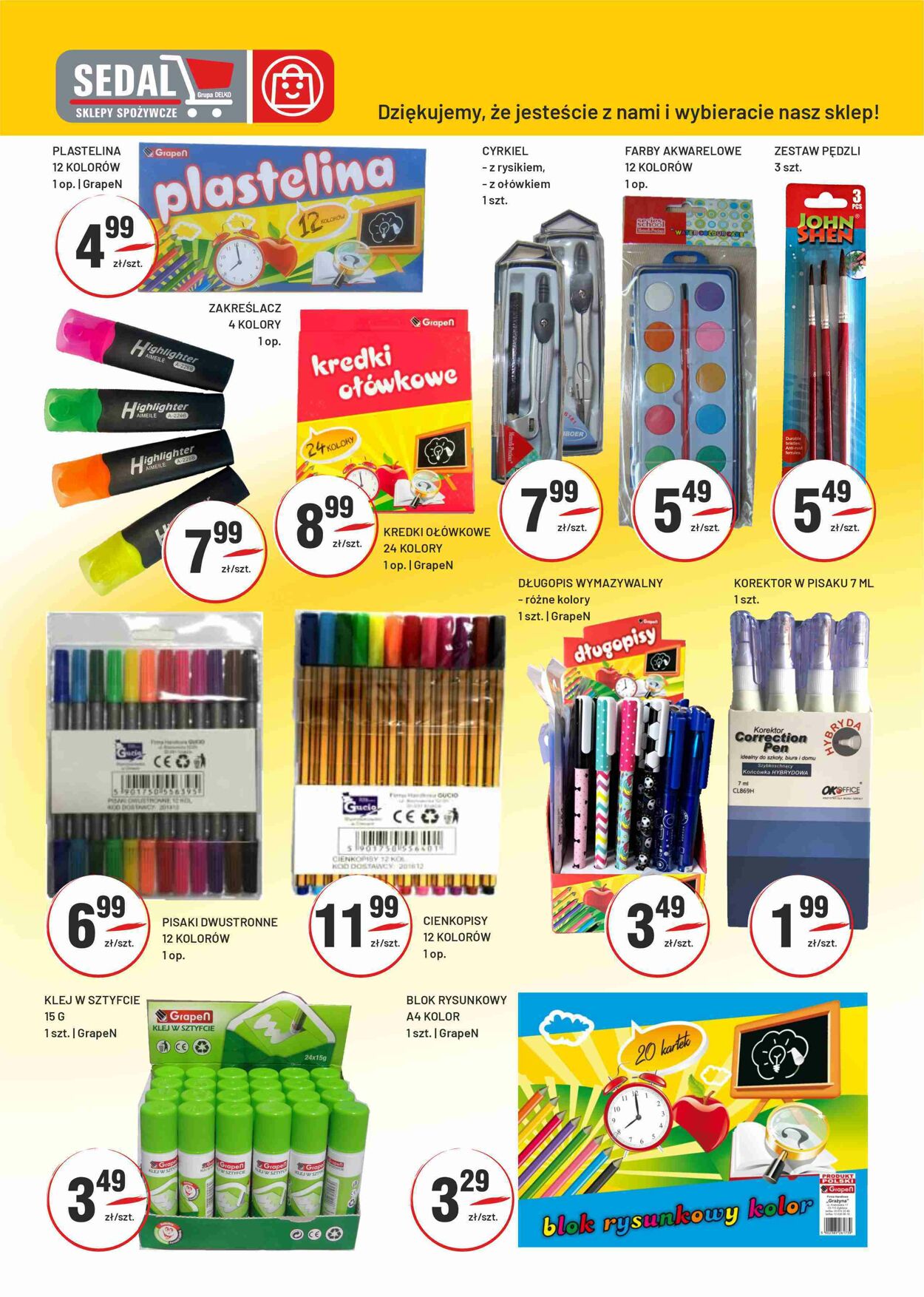 Gazetka Sedal 13.08.2025 - 26.08.2025