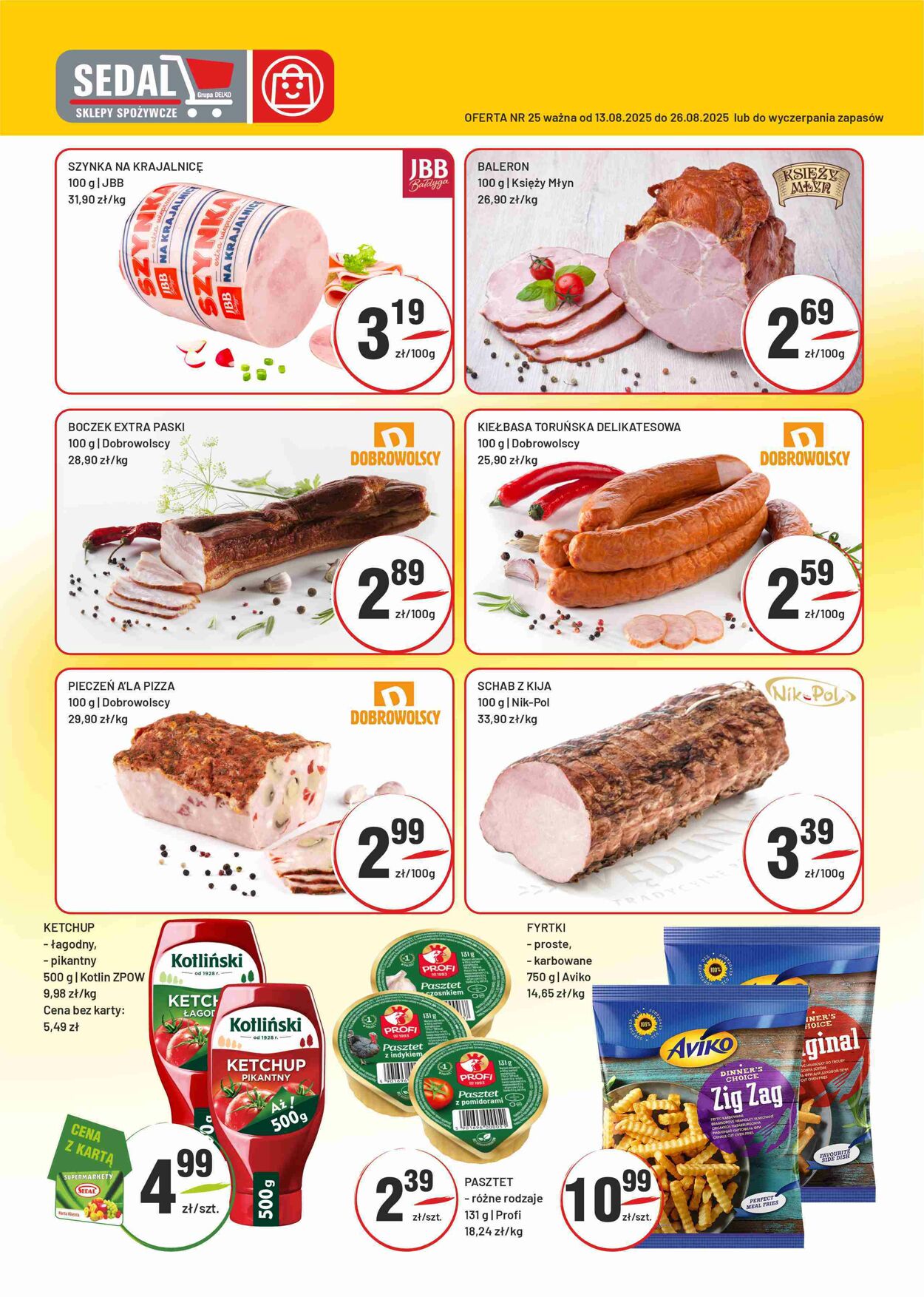 Gazetka Sedal 13.08.2025 - 26.08.2025