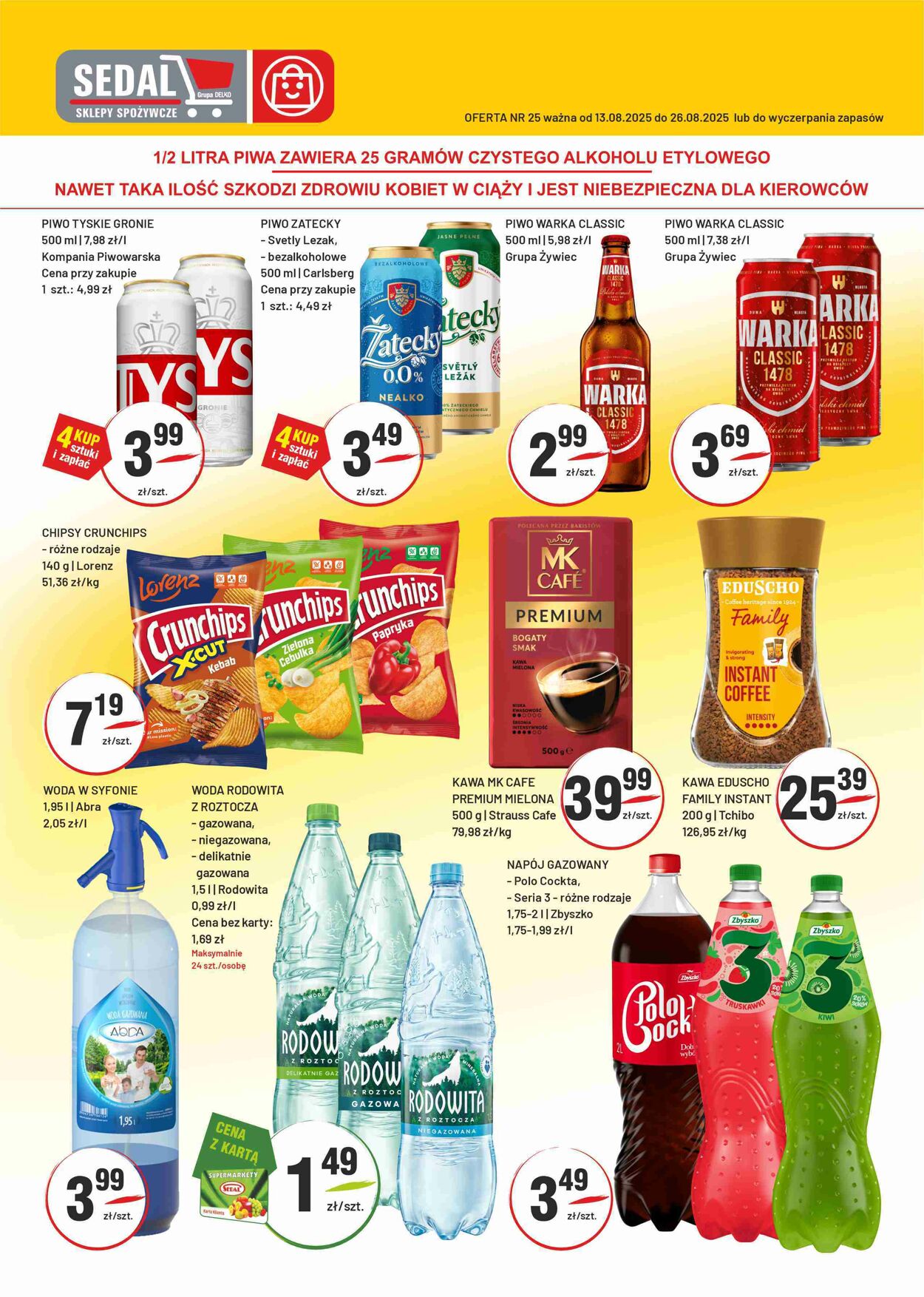 Gazetka Sedal 13.08.2025 - 26.08.2025