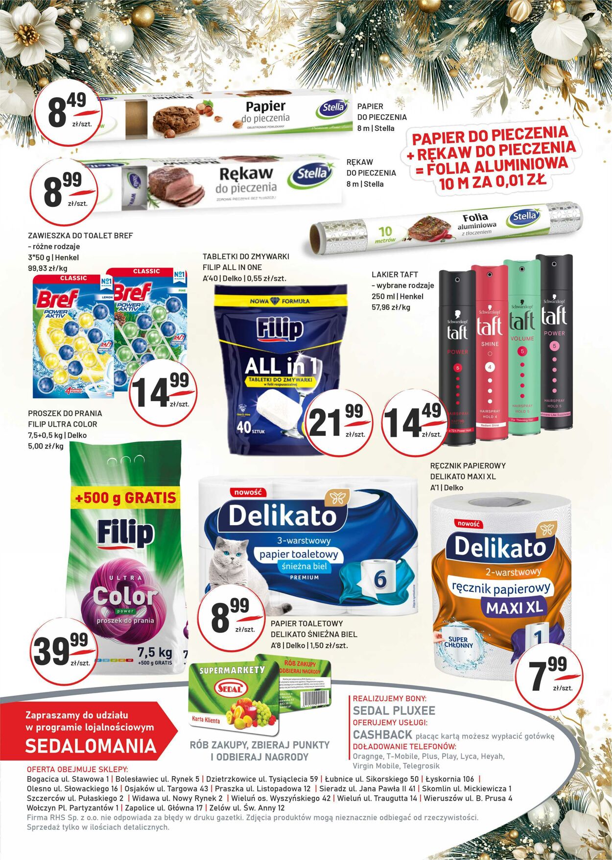 Gazetka Sedal 29.12.2026 - 10.01.2027