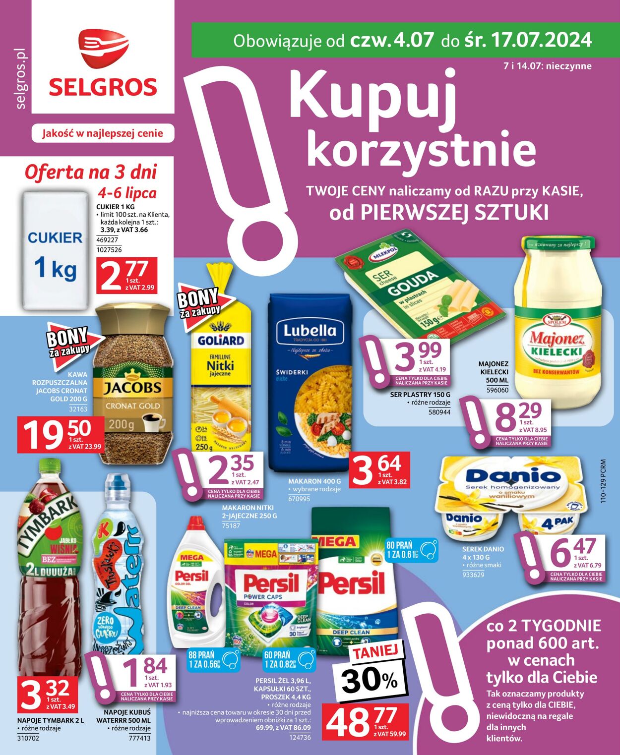 Gazetka Selgros 04.07.2024 - 17.07.2024